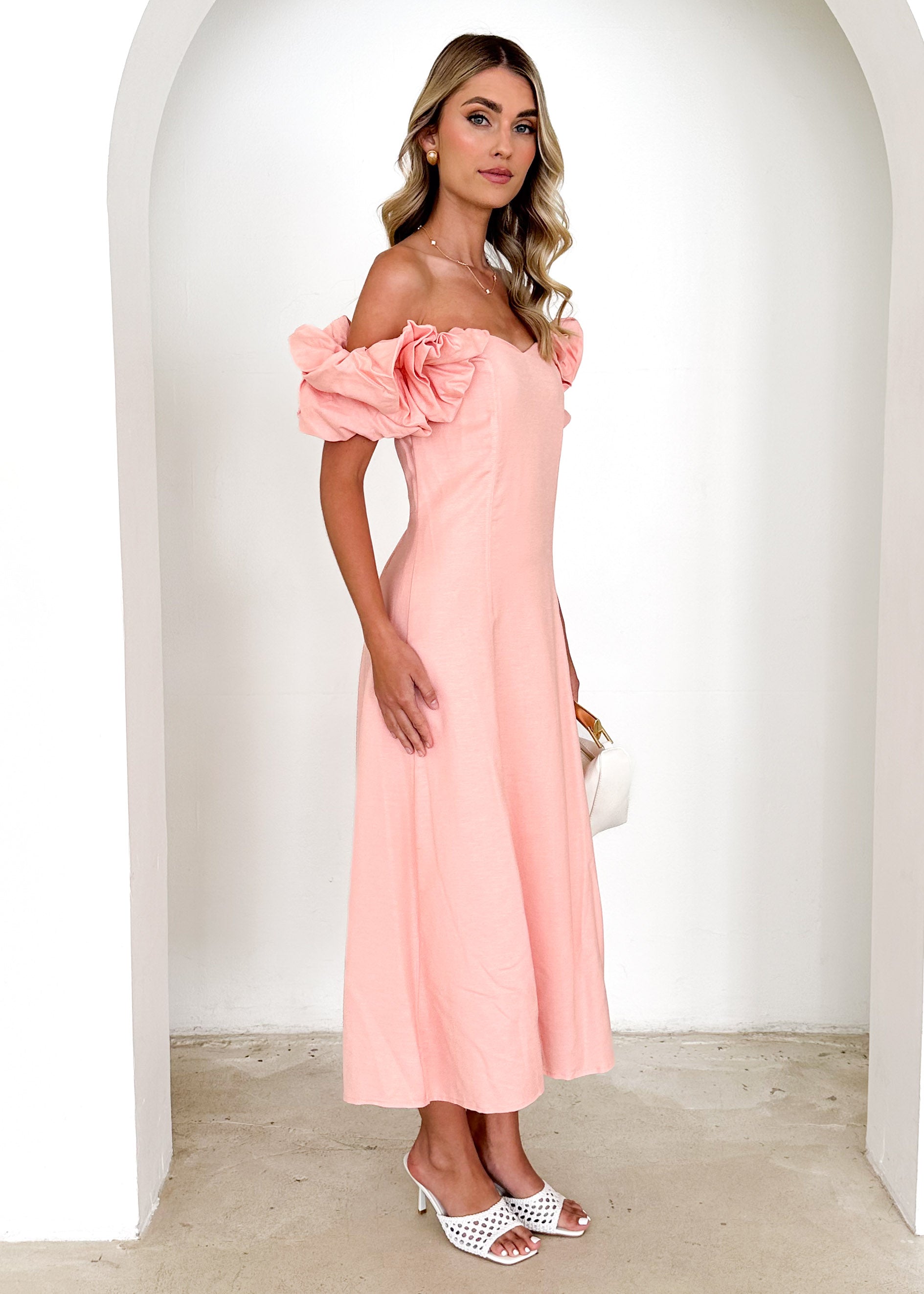 Celtic Midi Dress - Pink