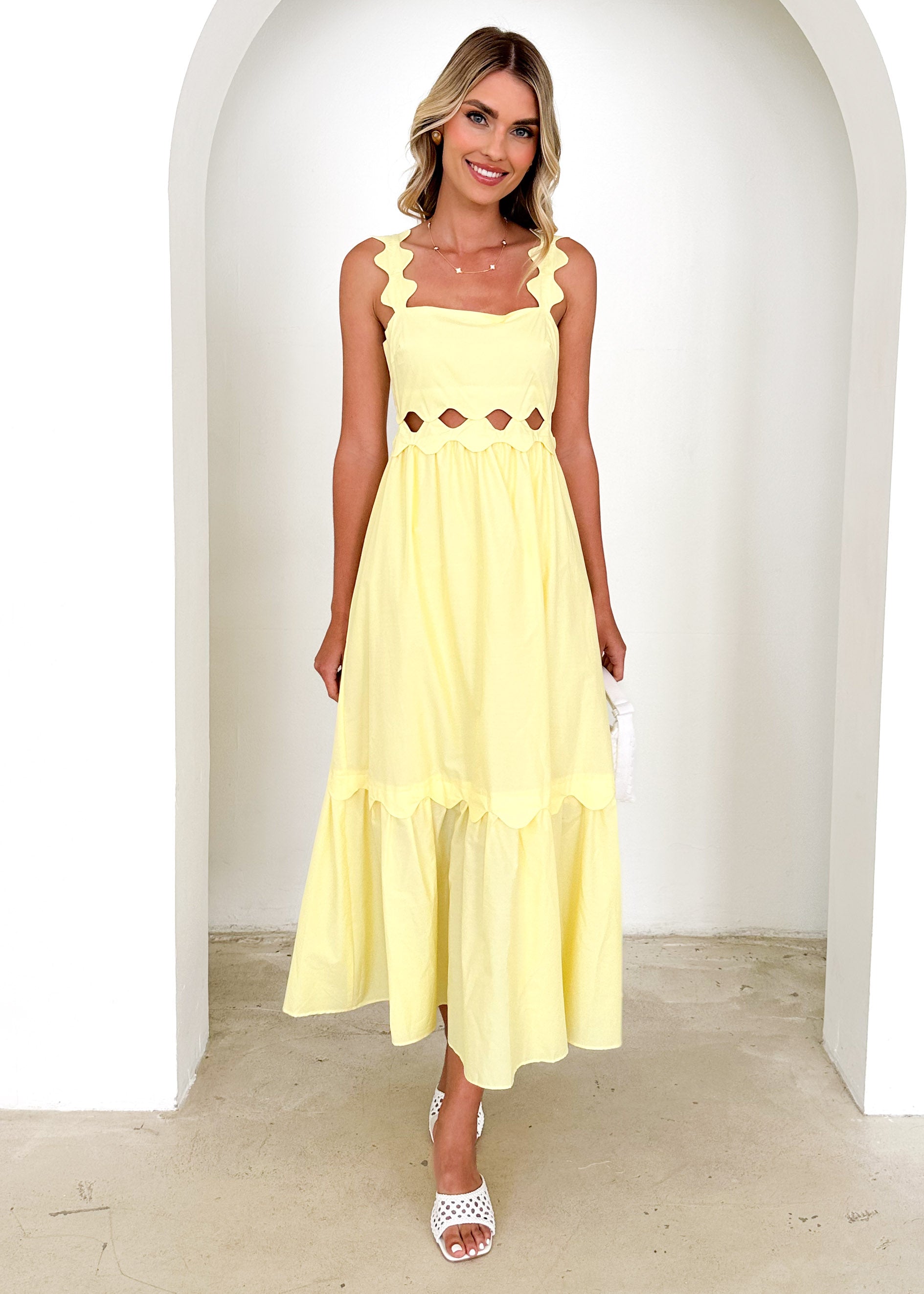 Margot Maxi Dress - Lemon