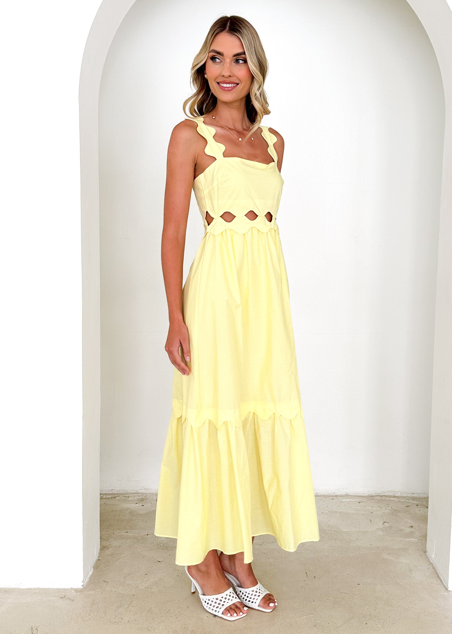 Margot Maxi Dress - Lemon