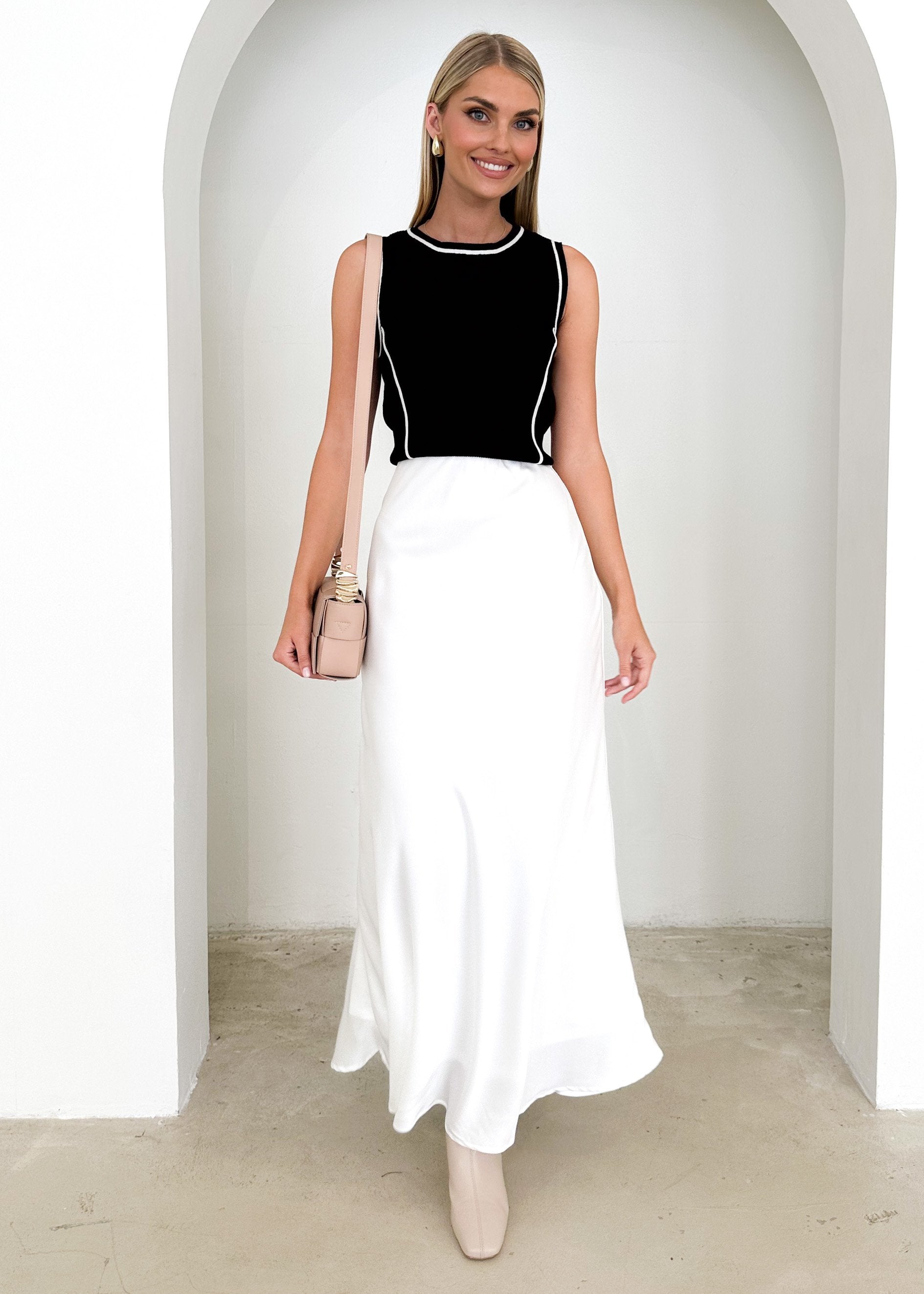 Horla Maxi Skirt - White