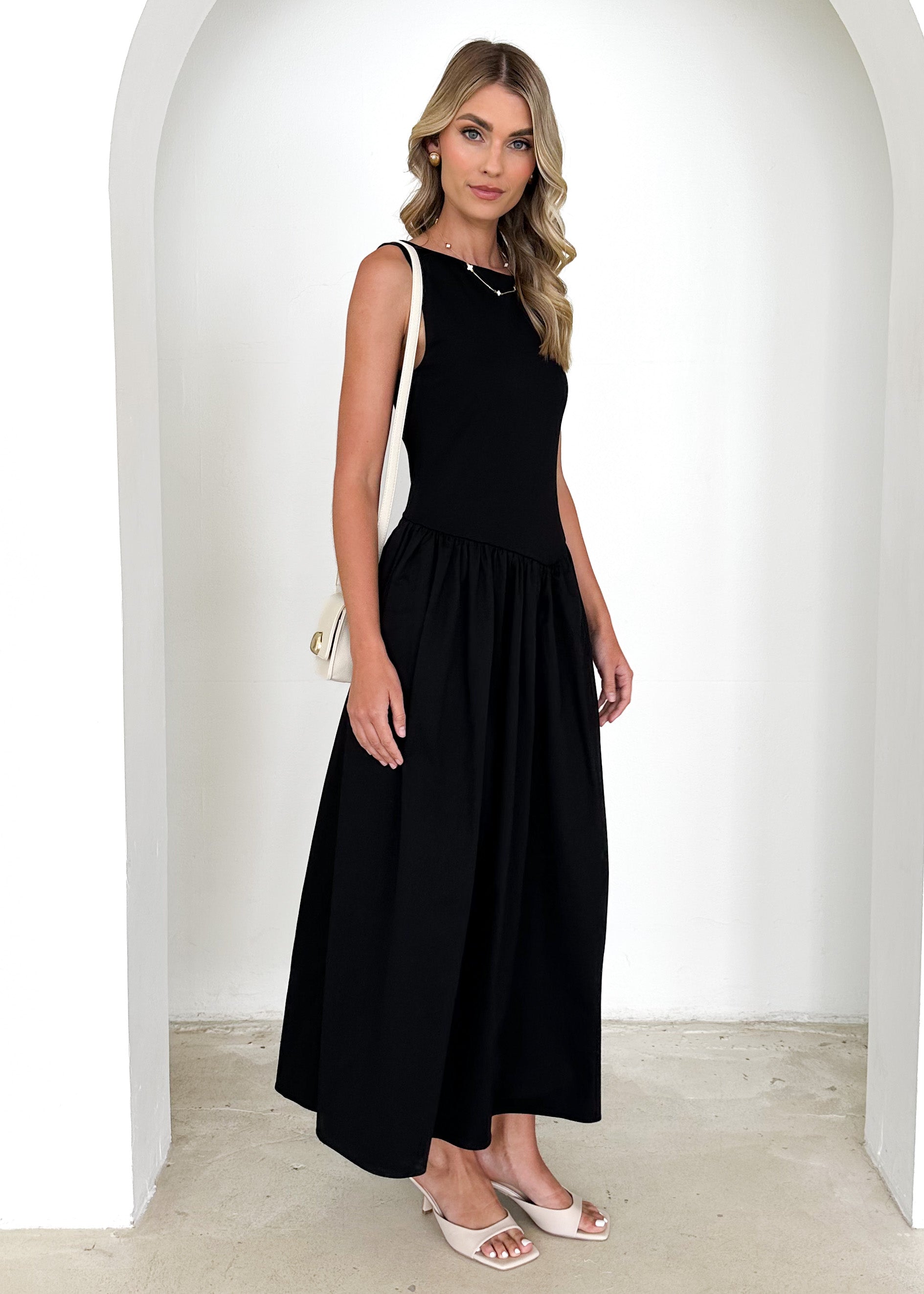 Annaleise Midi Dress - Black