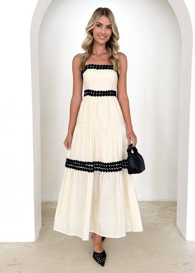 Palma Maxi Dress - Cream