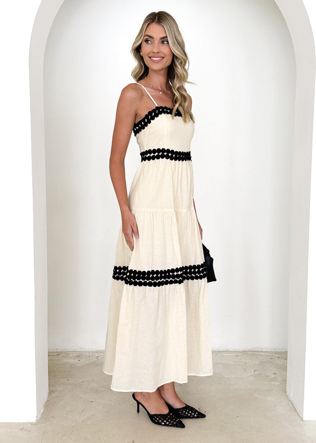 Palma Maxi Dress - Cream