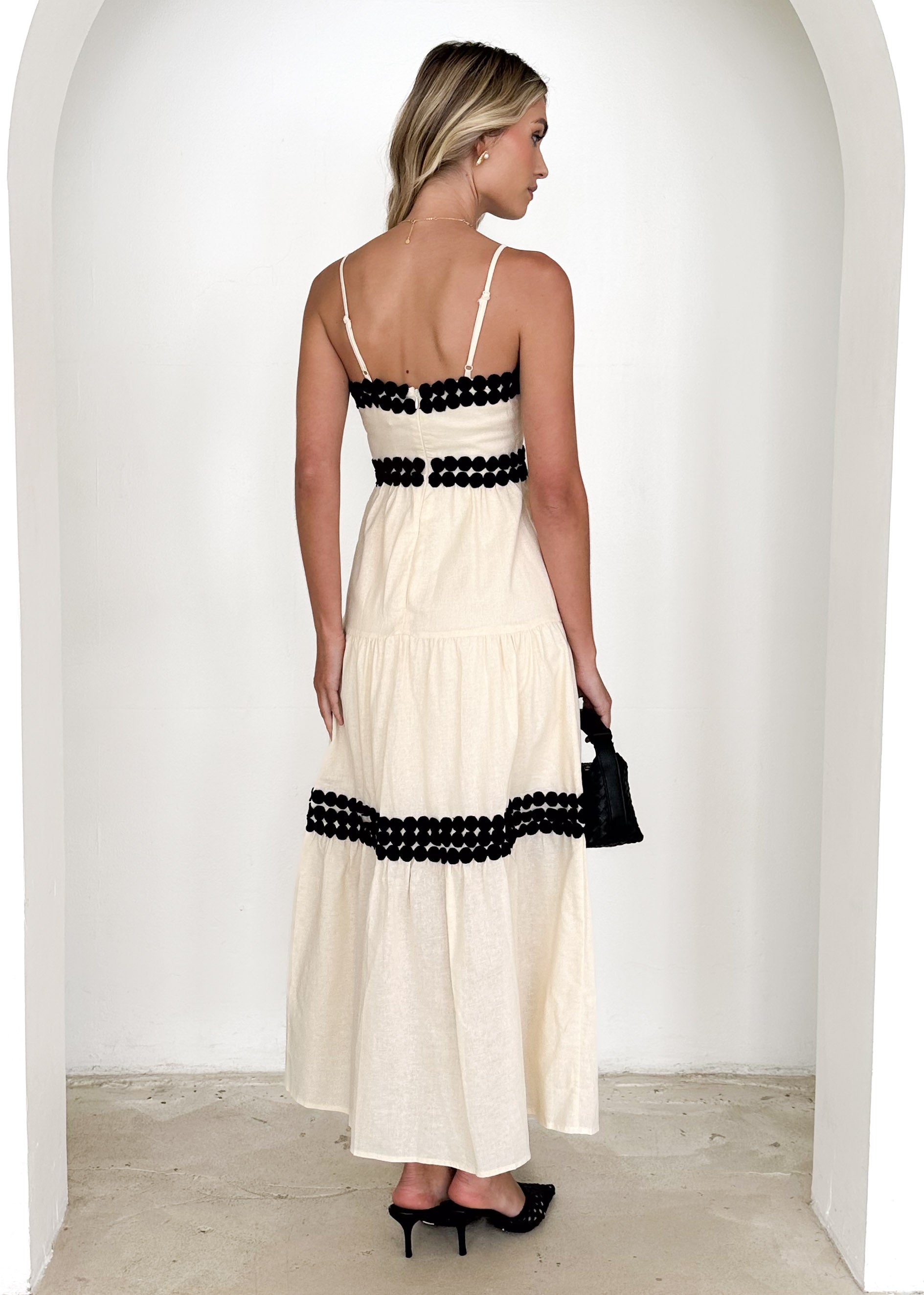 Palma Maxi Dress - Cream