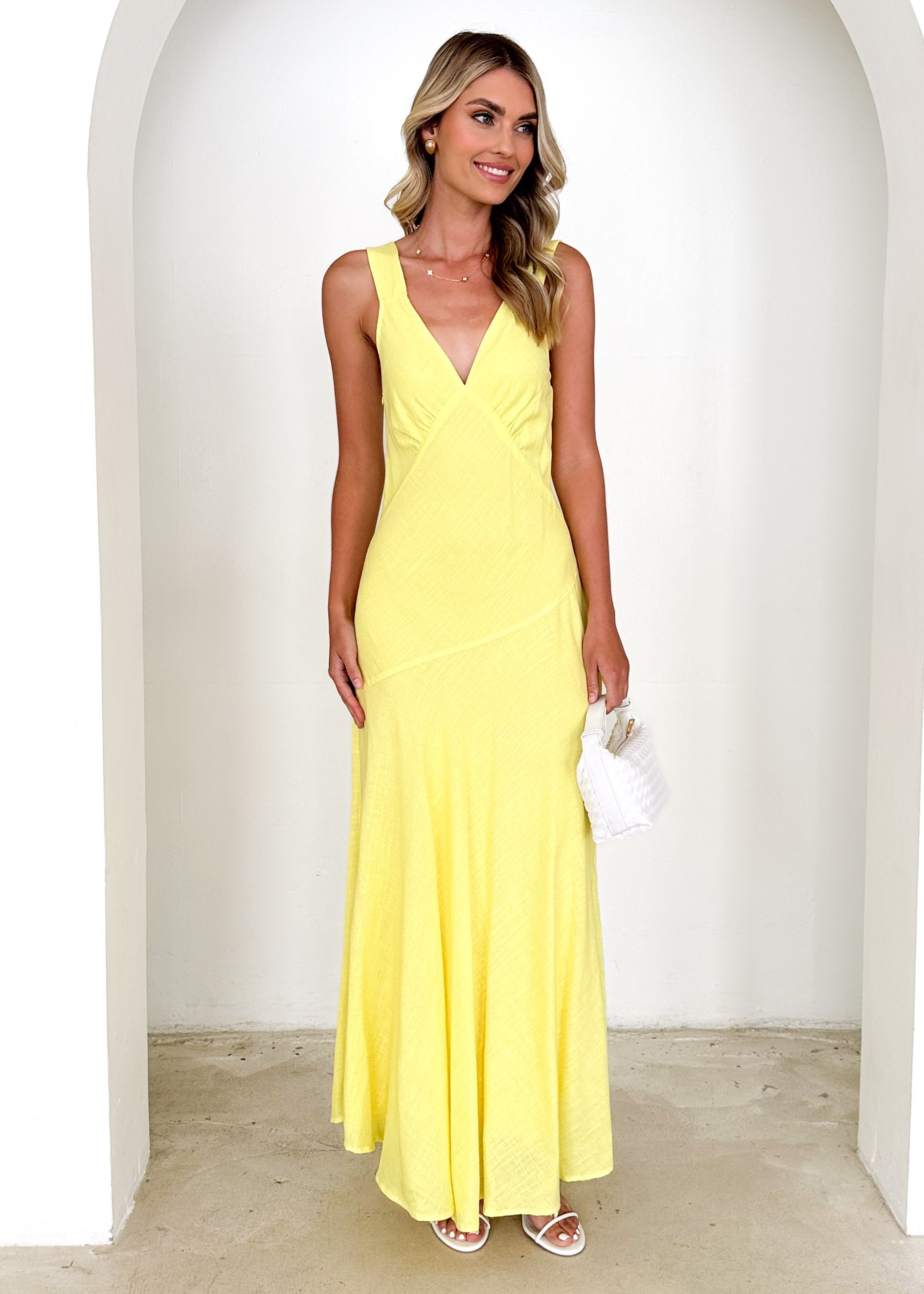 Orabelle Maxi Dress - Lemon