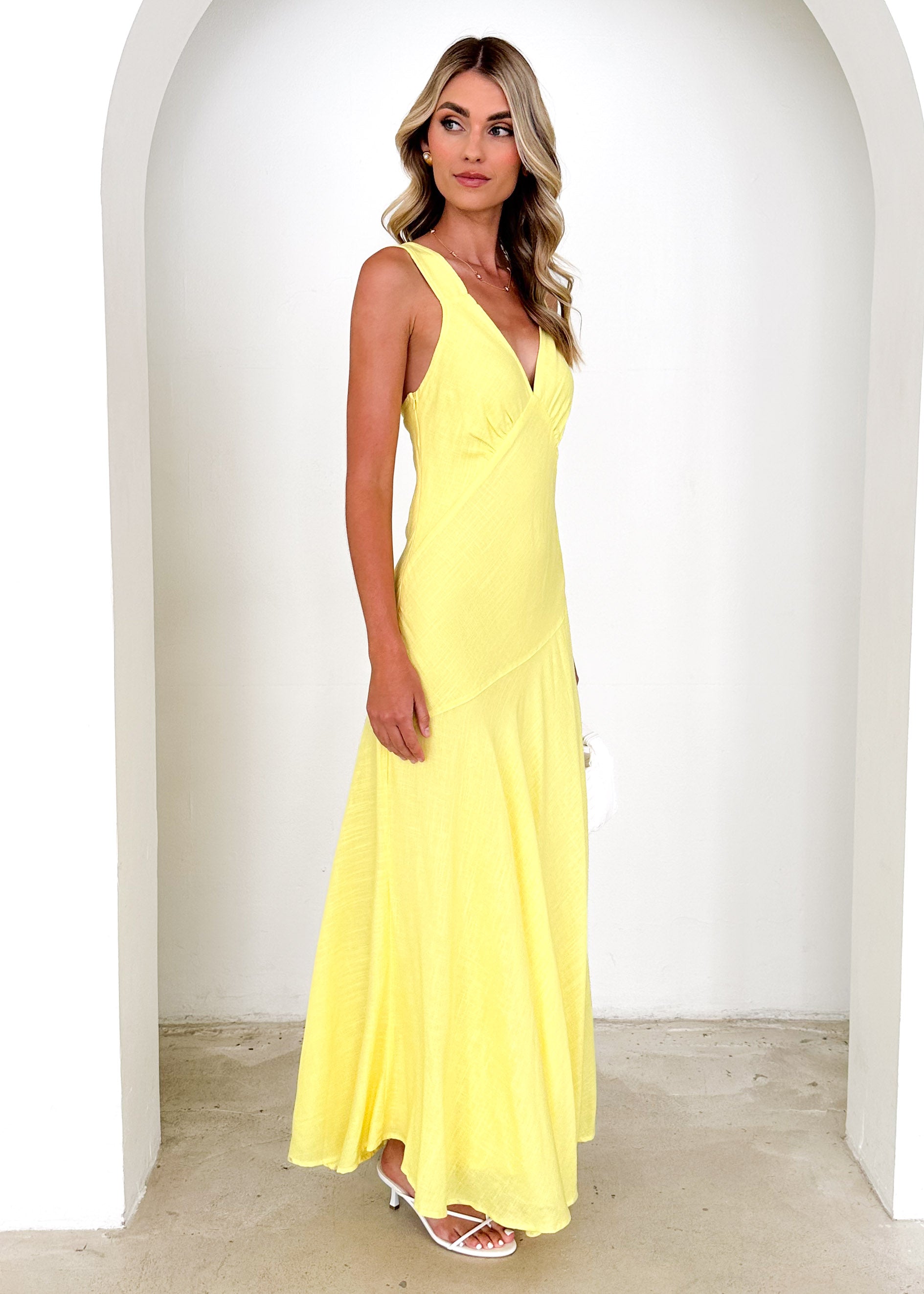 Orabelle Maxi Dress - Lemon