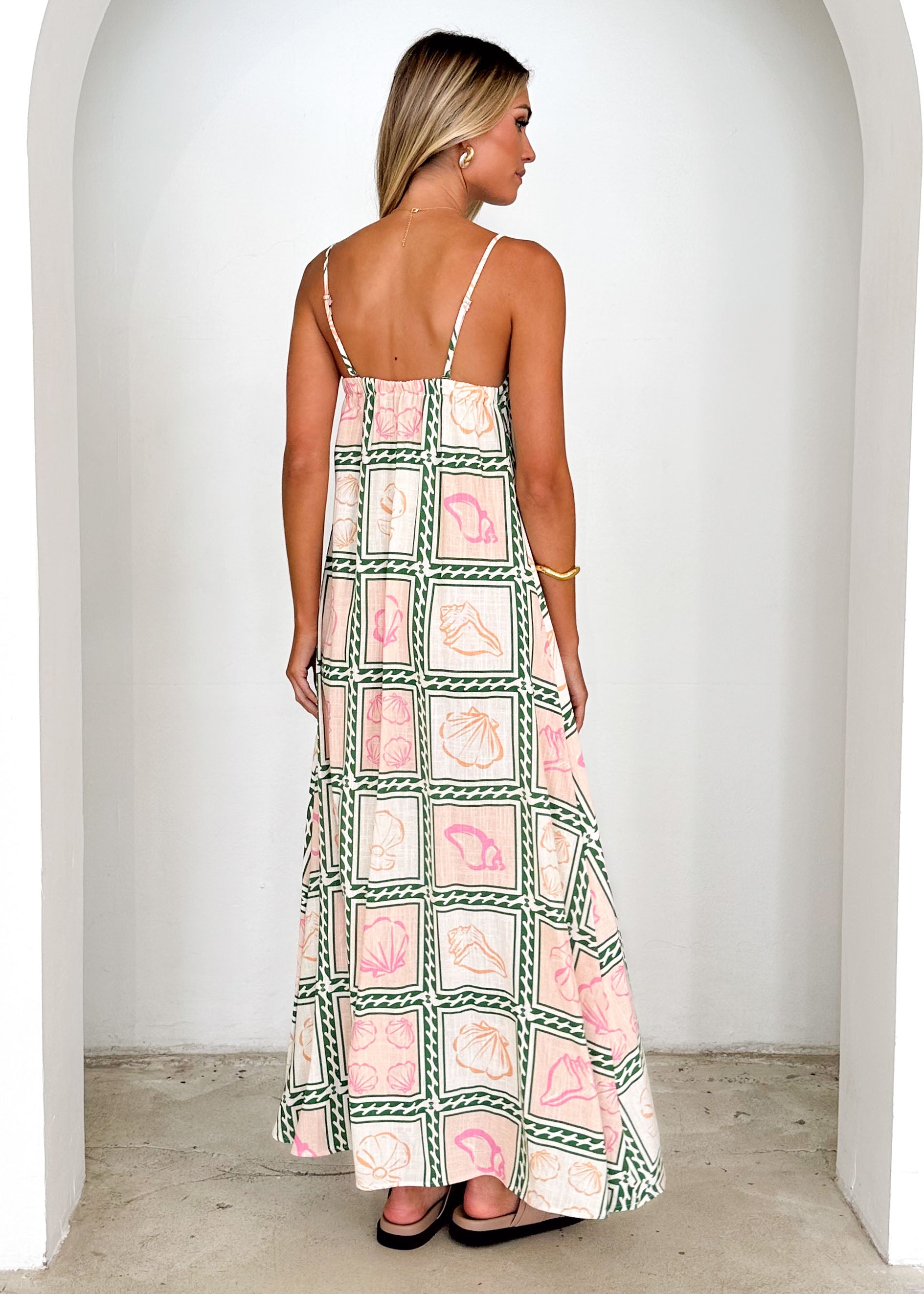 Talisa Maxi Dress - Coastal Green