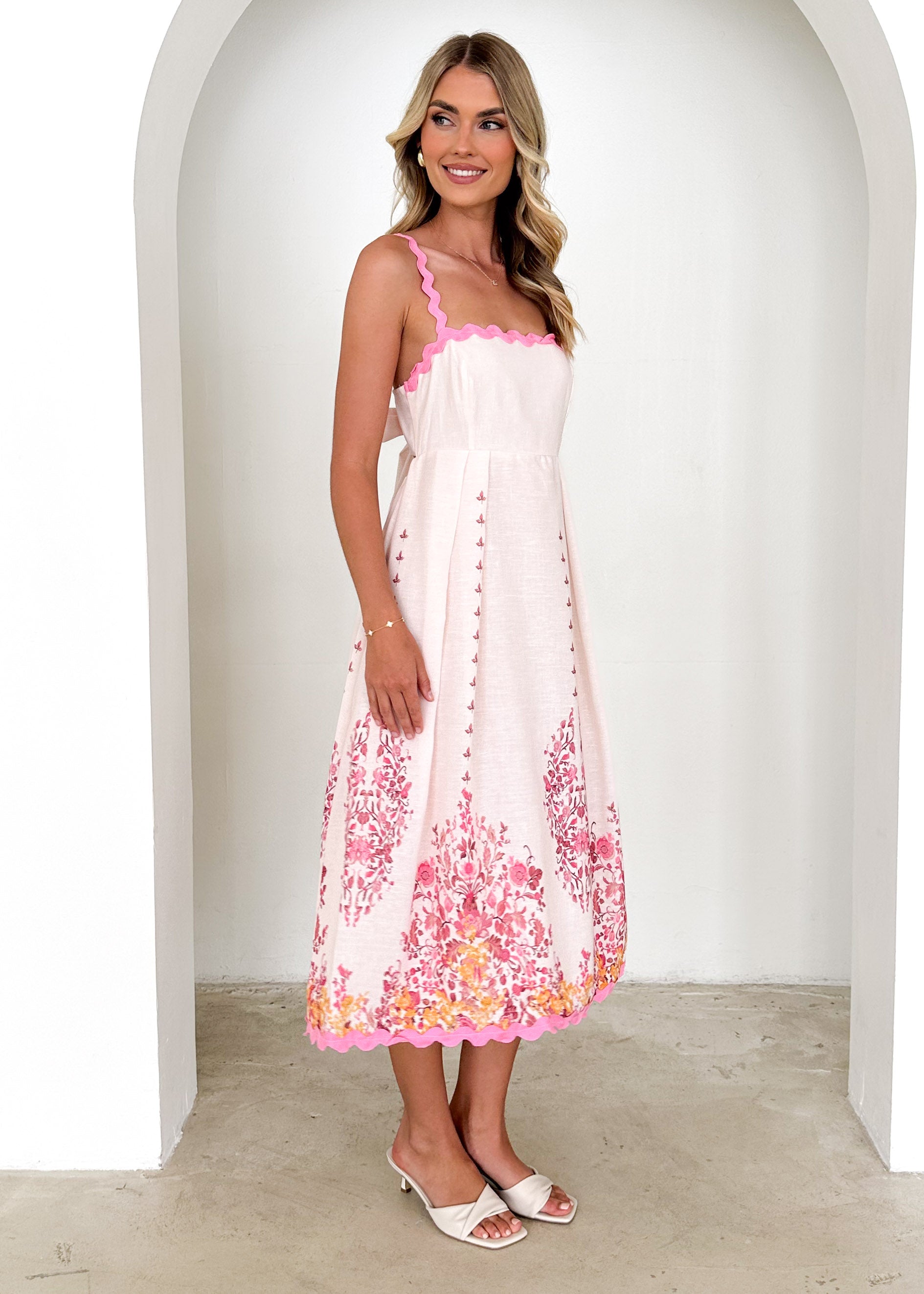 Brentwood Maxi Dress - Pink Vine