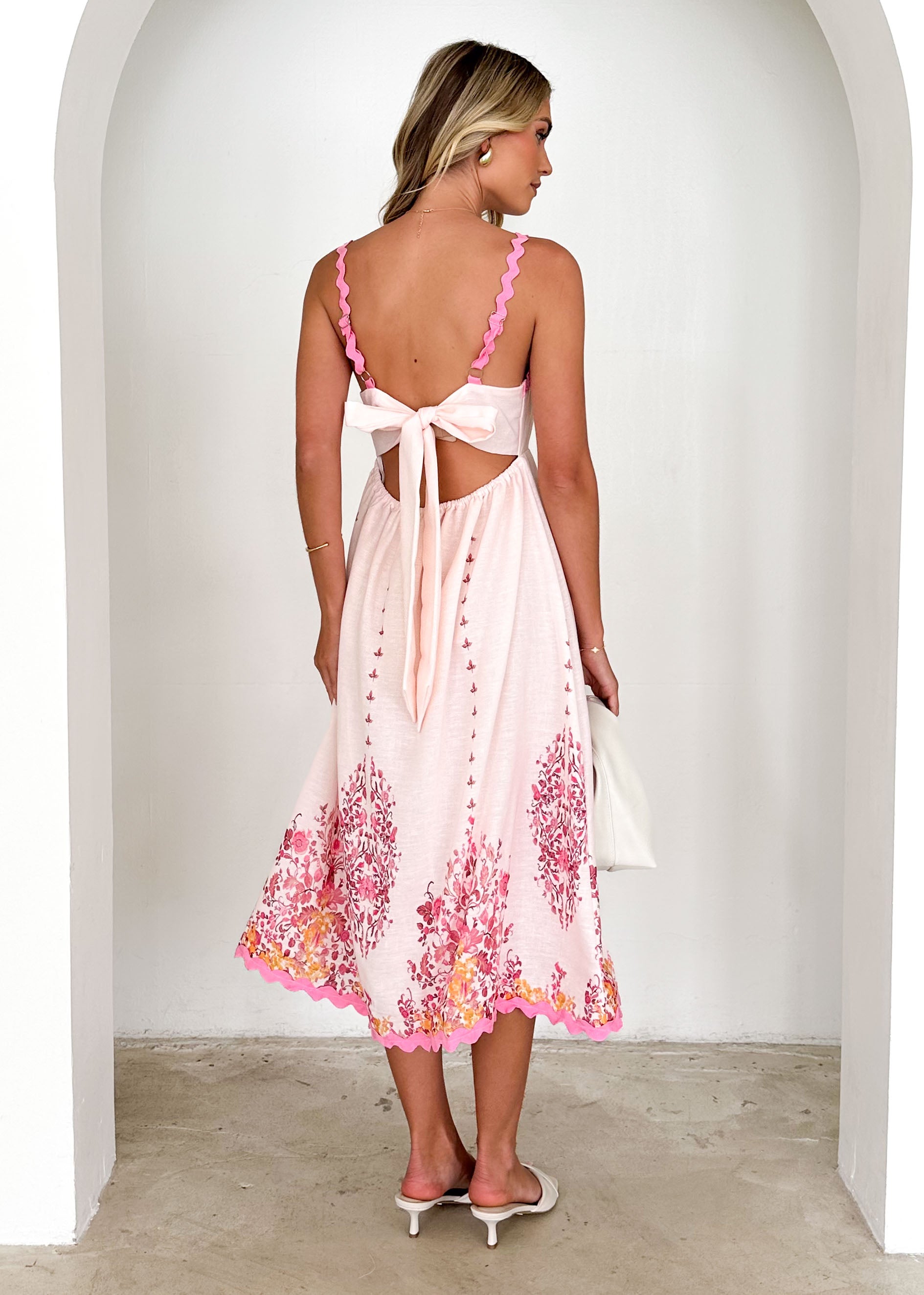 Brentwood Maxi Dress - Pink Vine