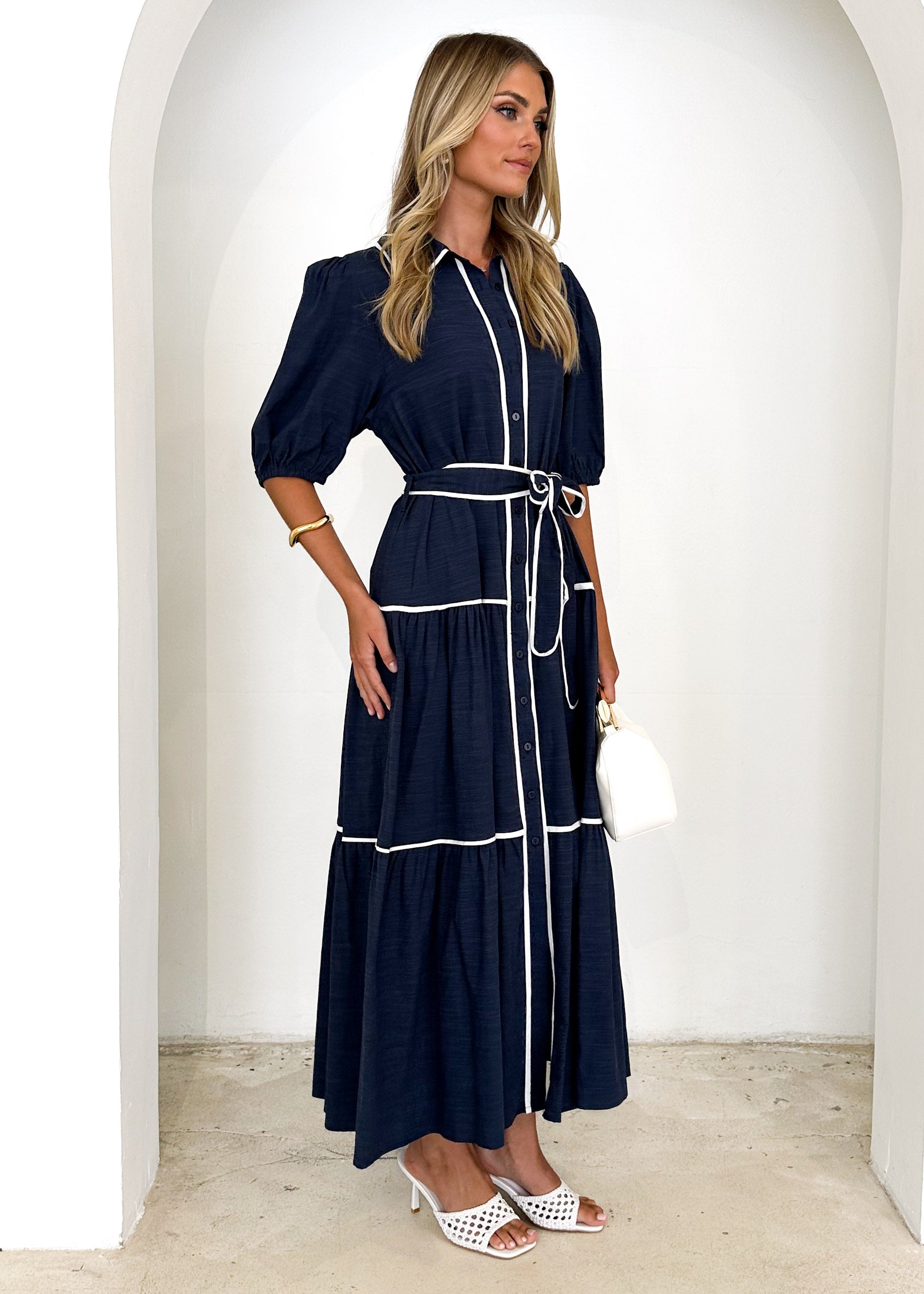 Lumo Maxi Dress - Navy