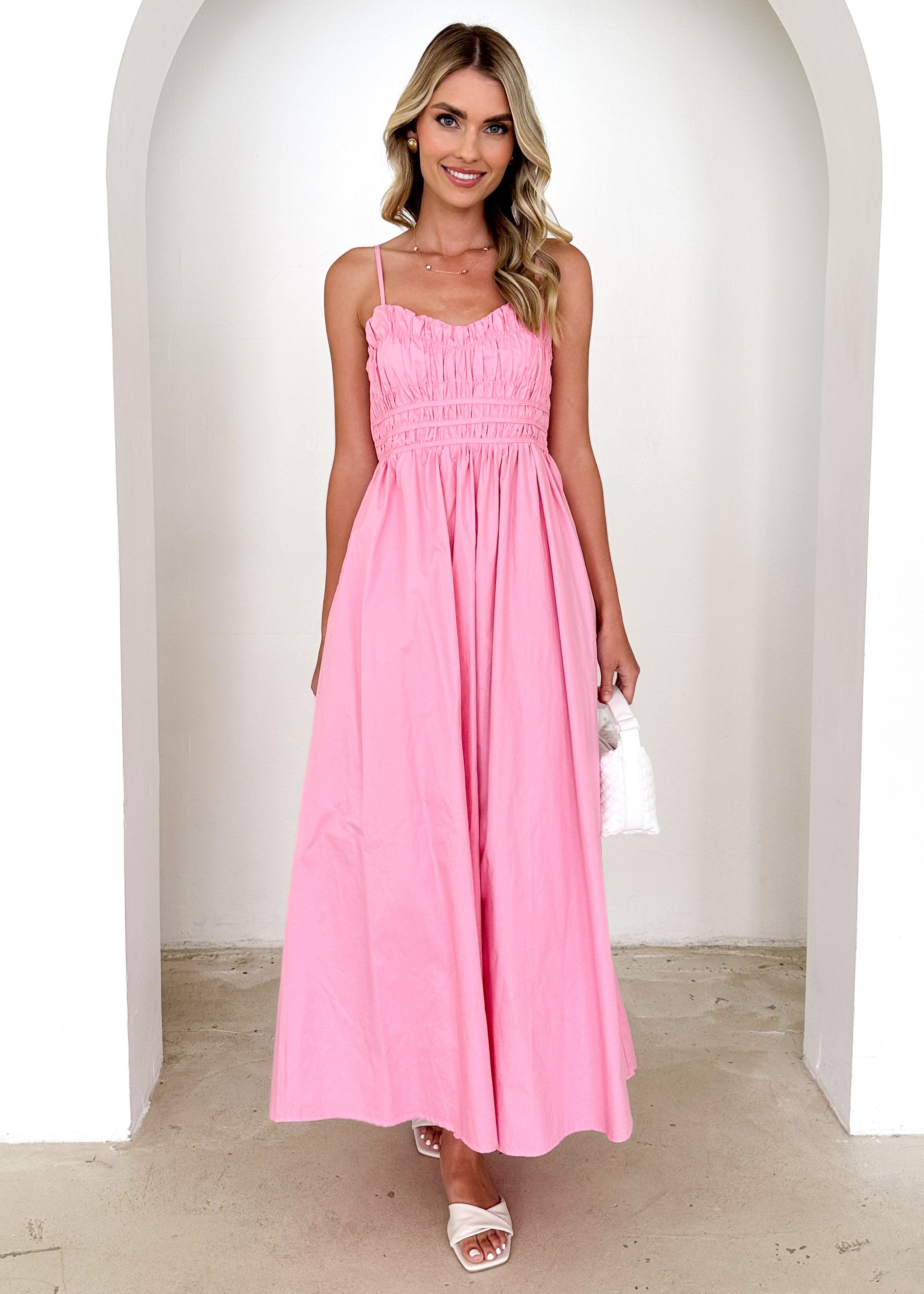 Serafina Maxi Dress - Pink