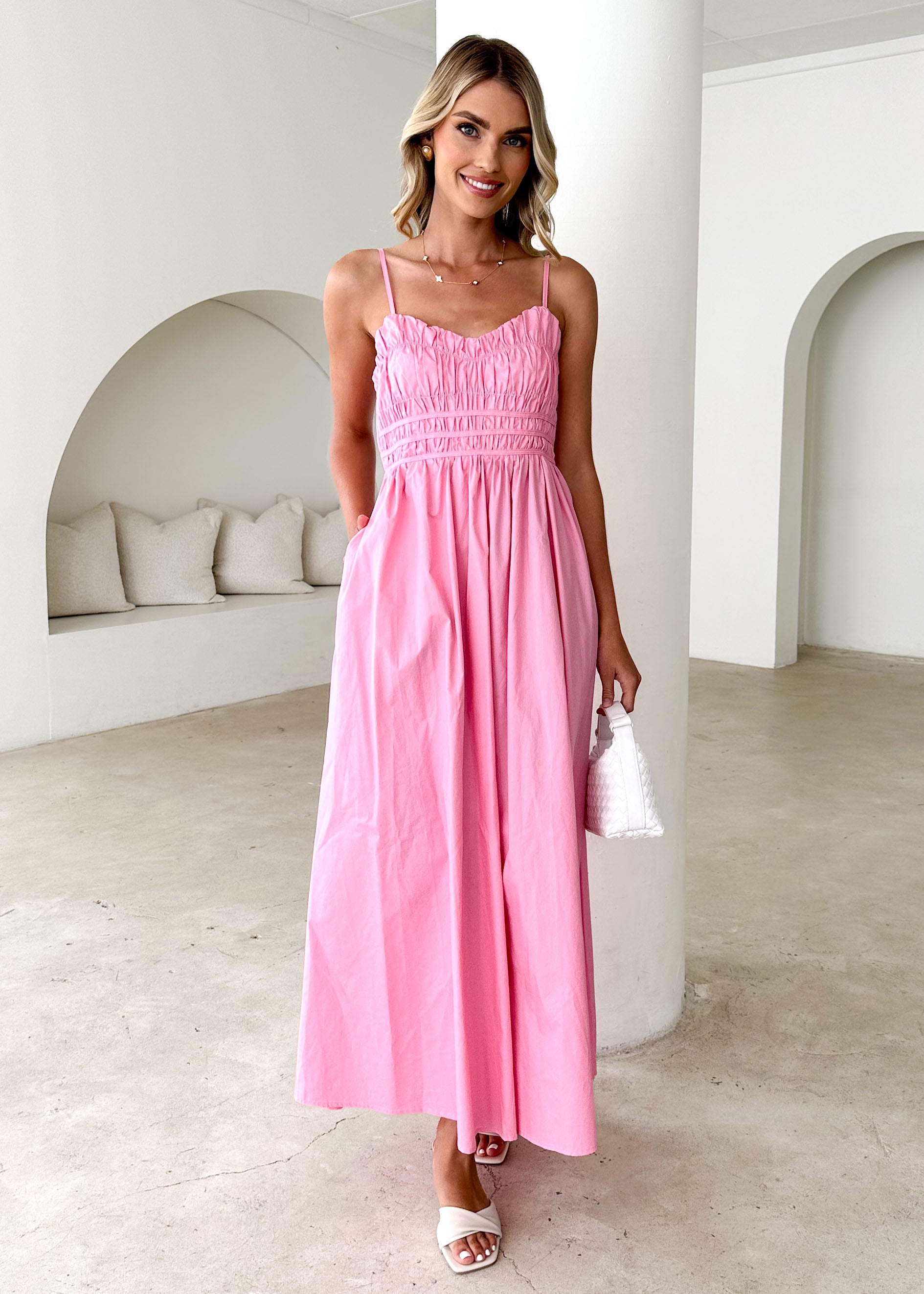 Serafina Maxi Dress - Pink