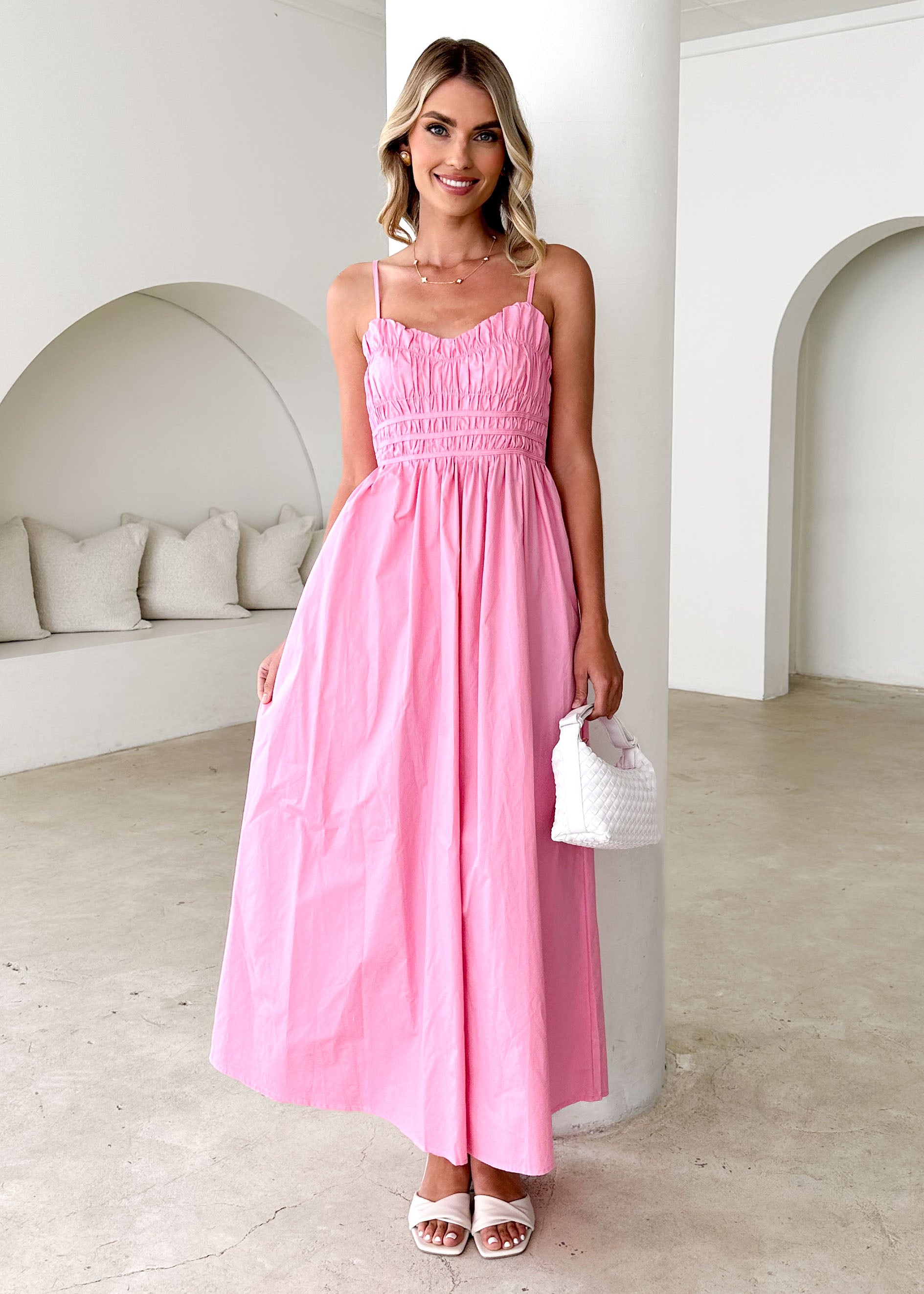 Serafina Maxi Dress - Pink