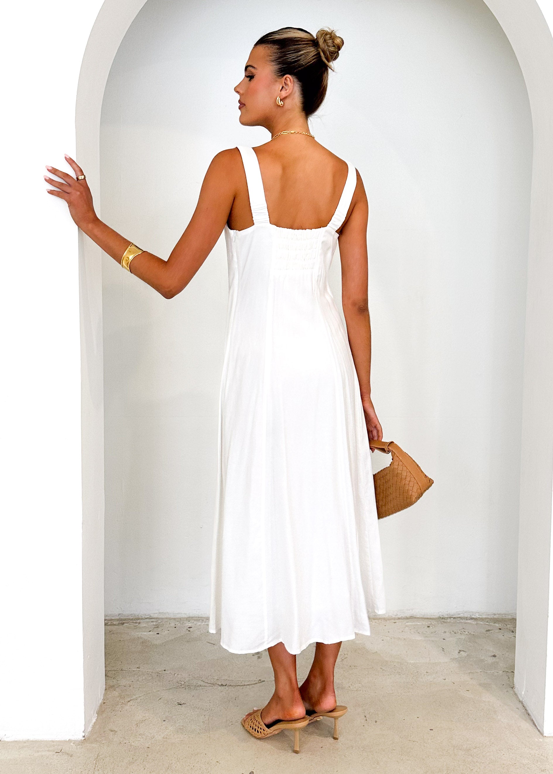 Ventura Midi Dress - Off White