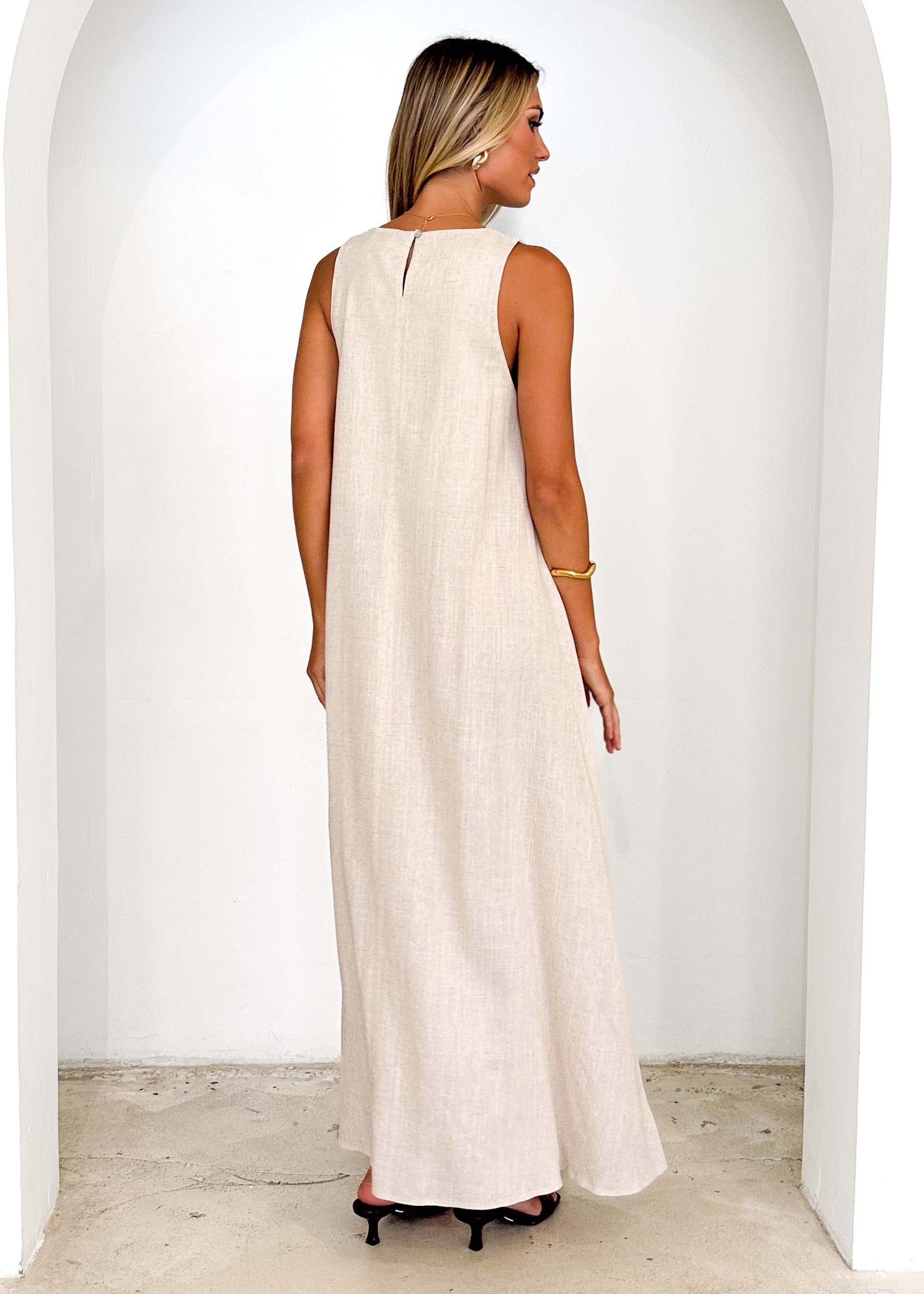 Layla Maxi Dress - Oatmeal