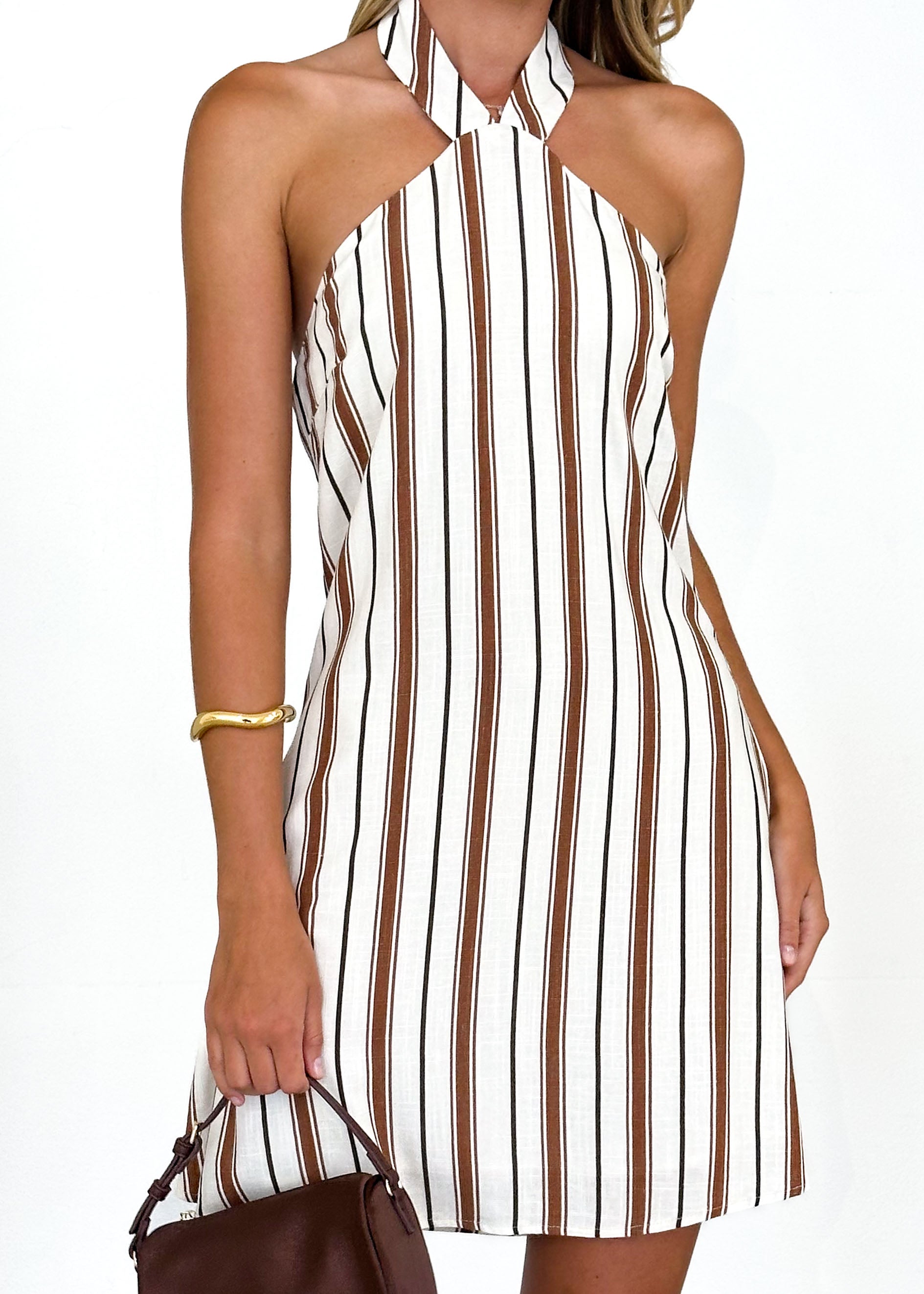 Clary Halter Dress - Amber Vale