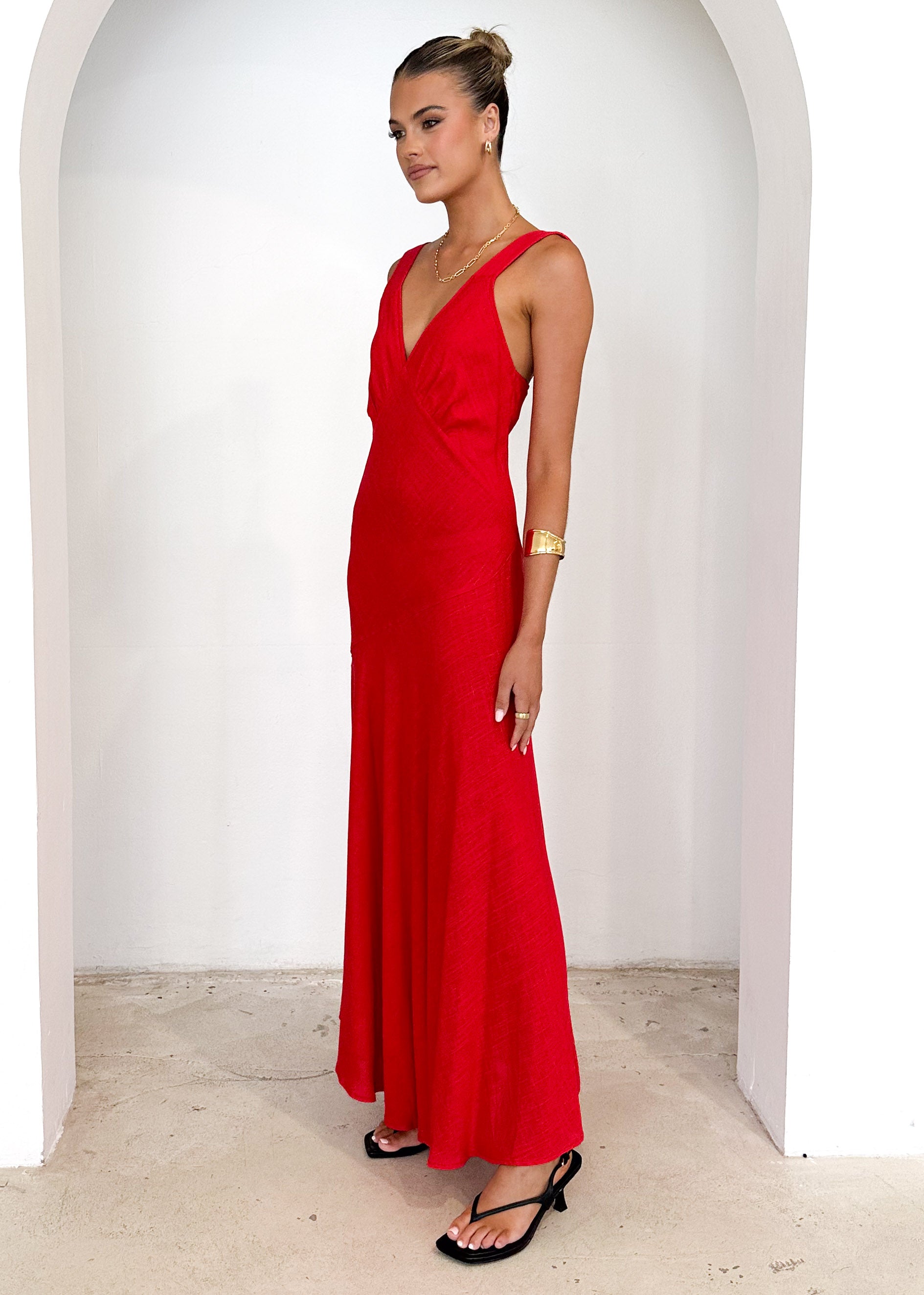 Orabelle Maxi Dress - Red