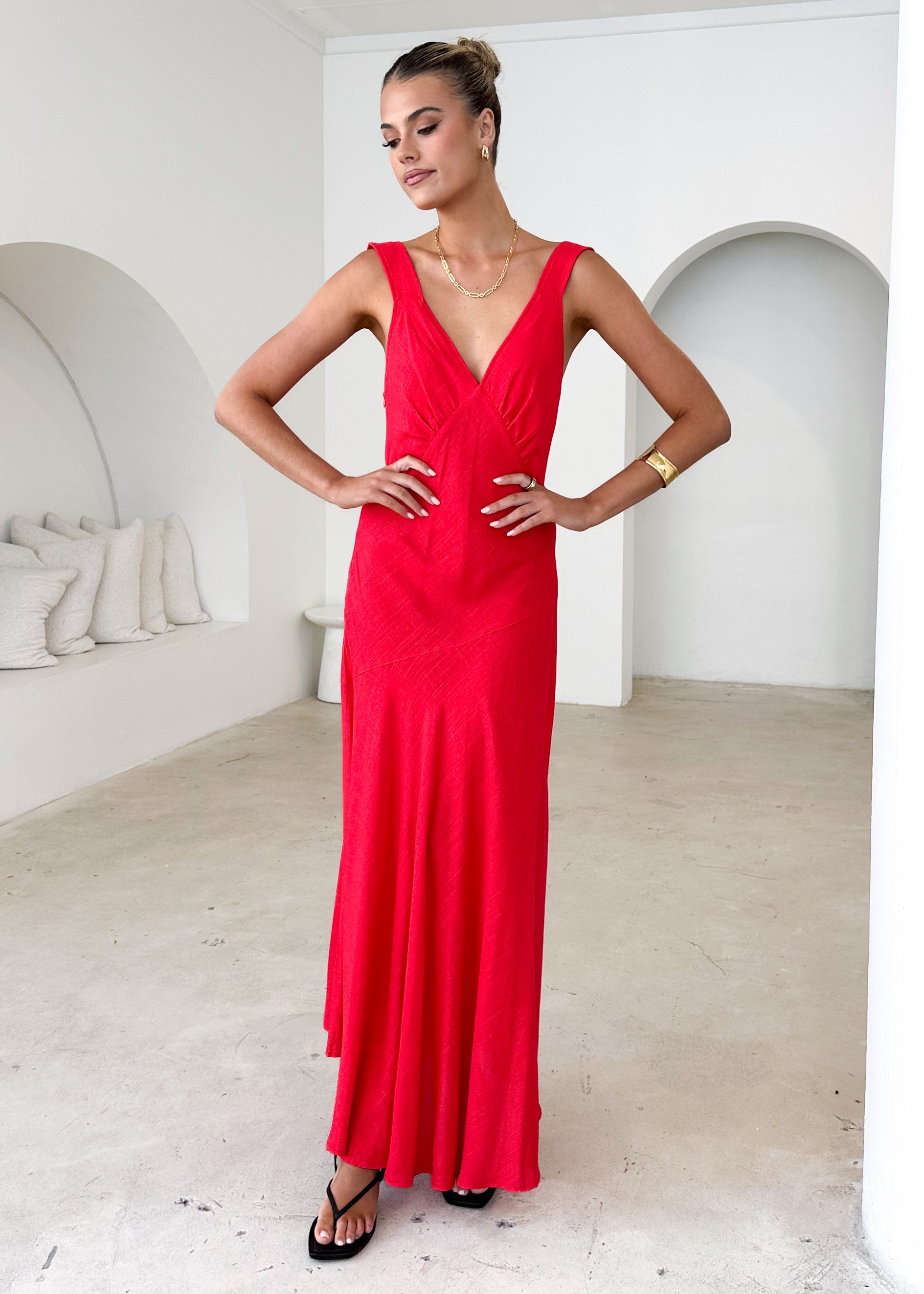 Orabelle Maxi Dress - Red