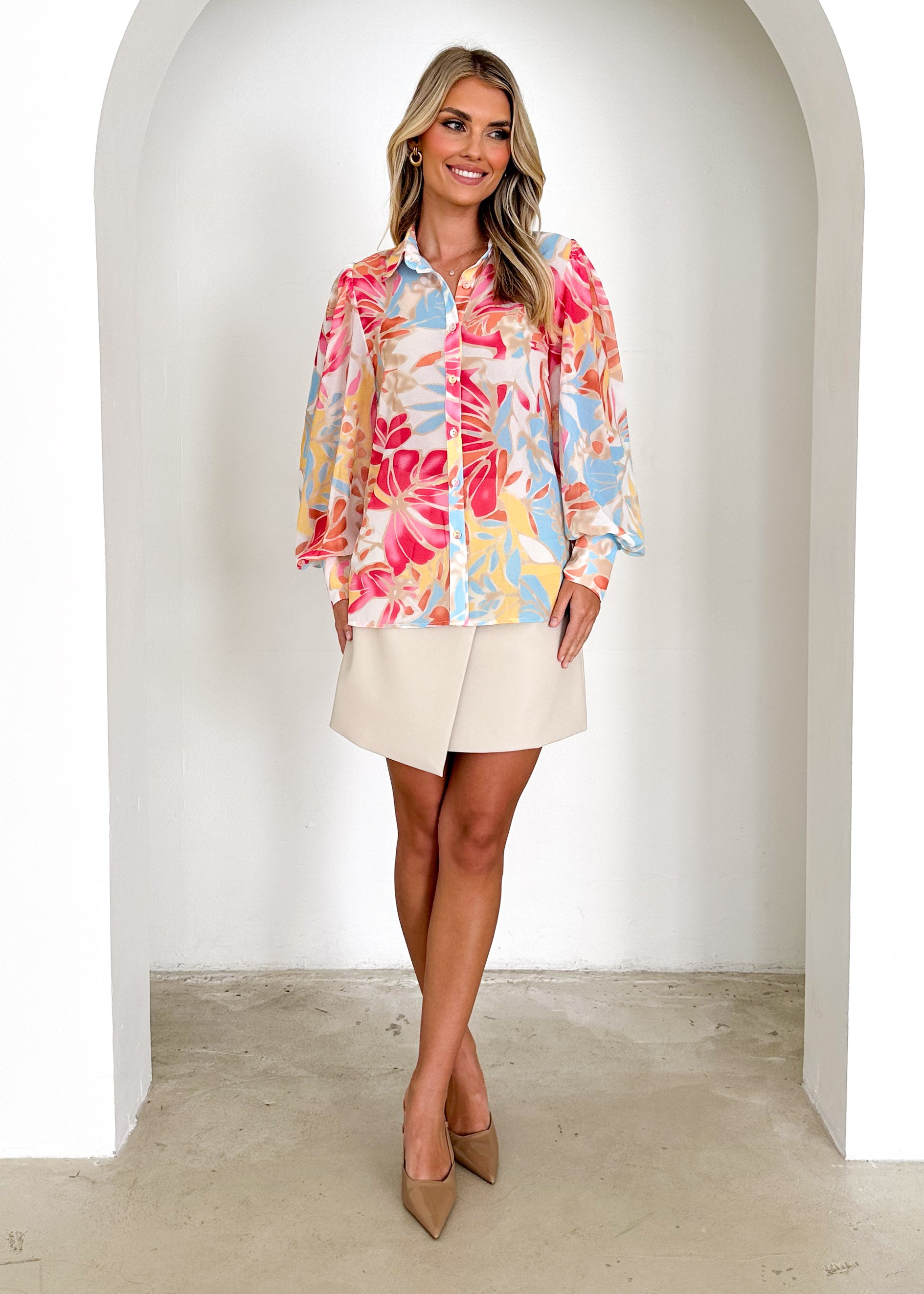 Eshana Shirt - Seaside Palm