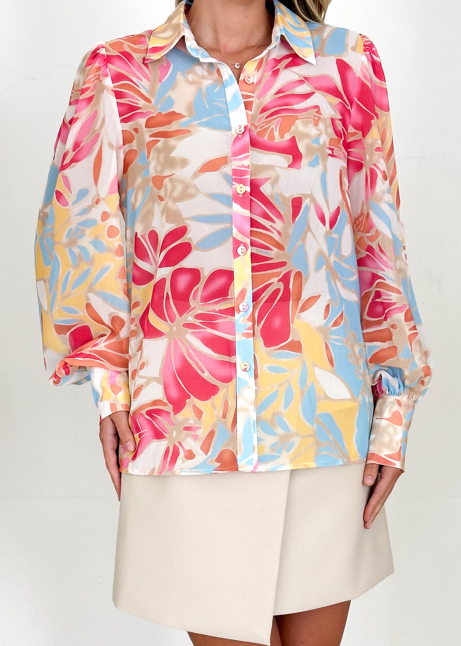 Eshana Shirt - Seaside Palm