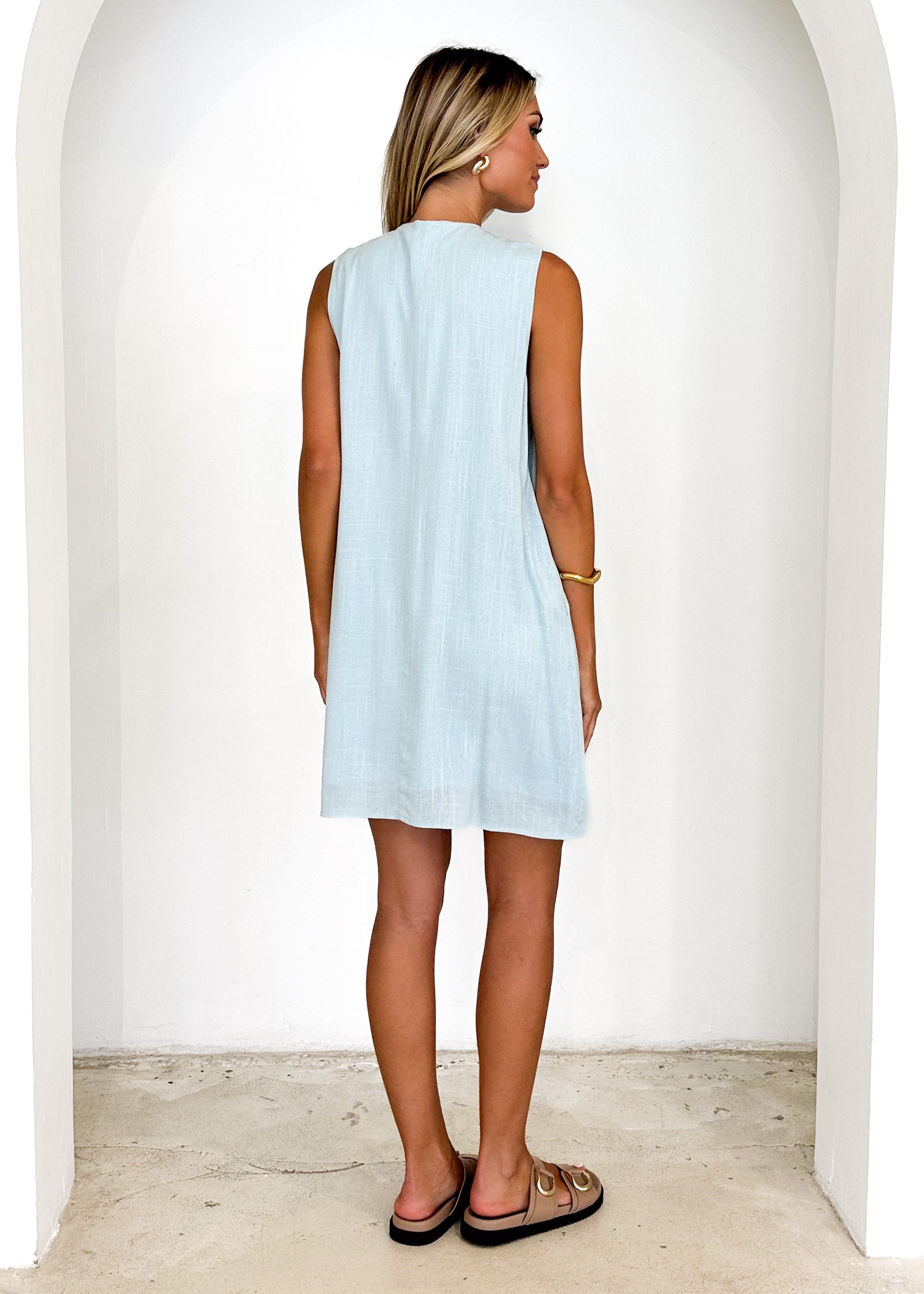 Maitland Dress - Sky Blue