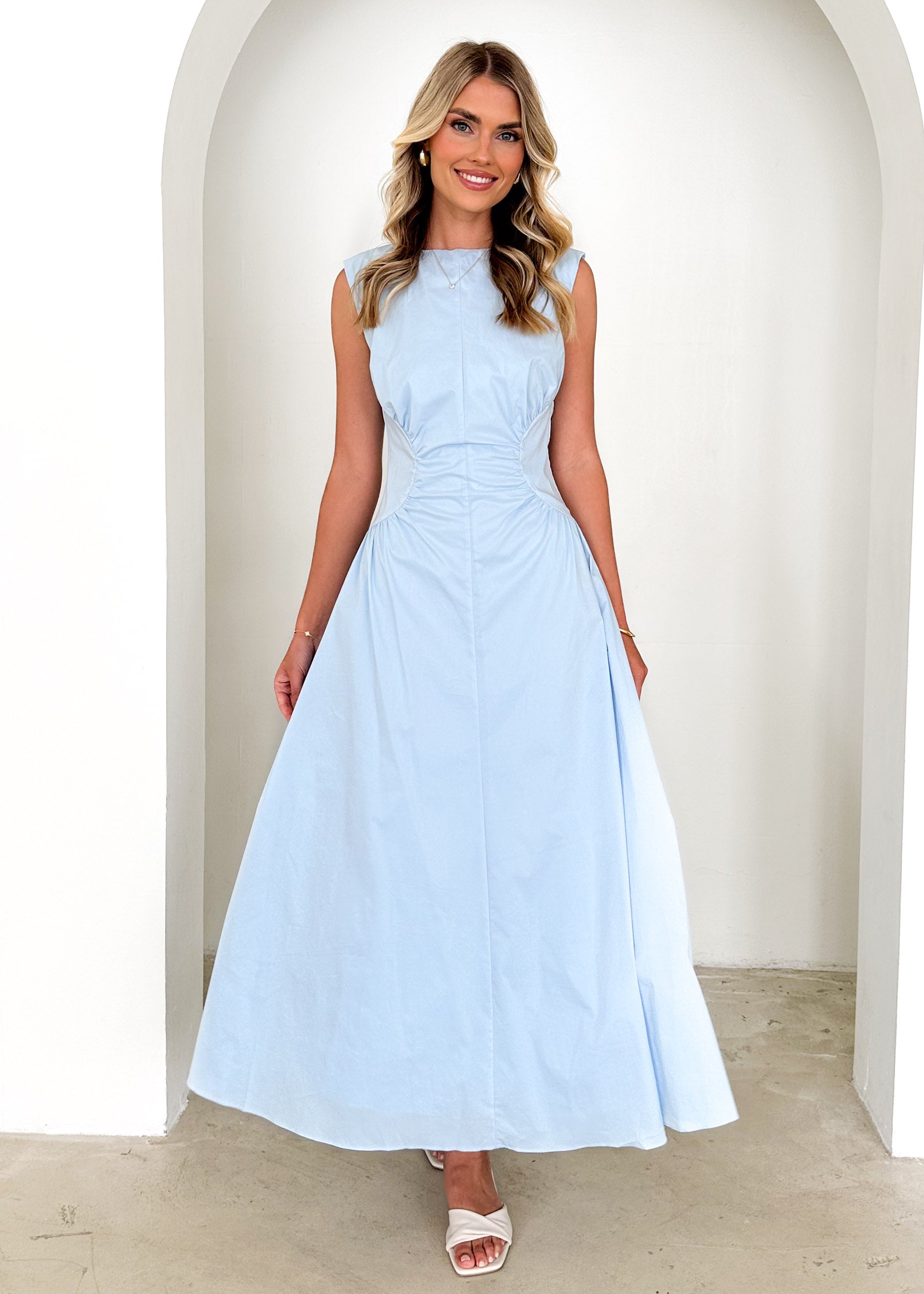 Sabbath Maxi Dress Sky Blue