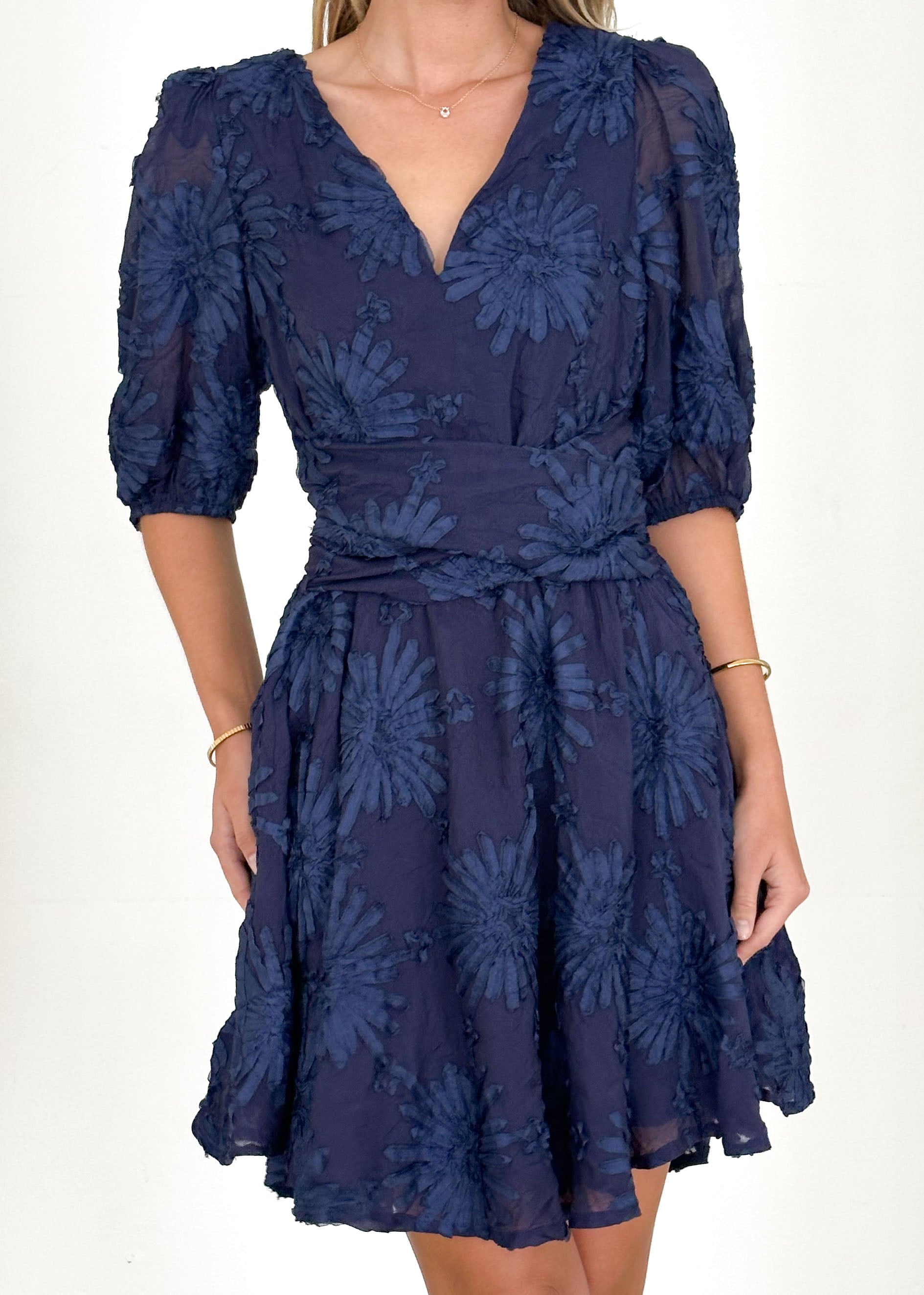 Alba Dress - Navy