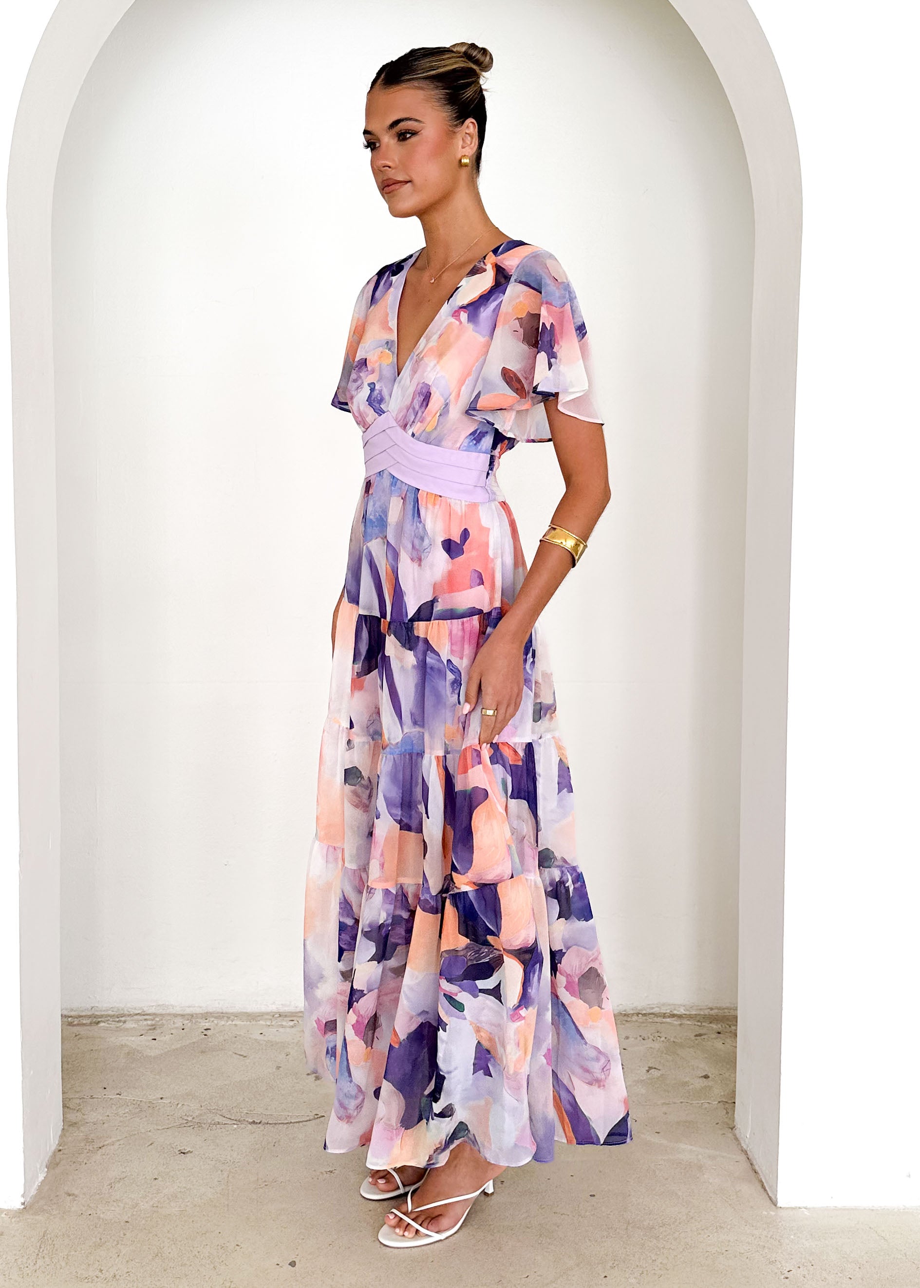 Gracelands Maxi Dress - Lilac Garden