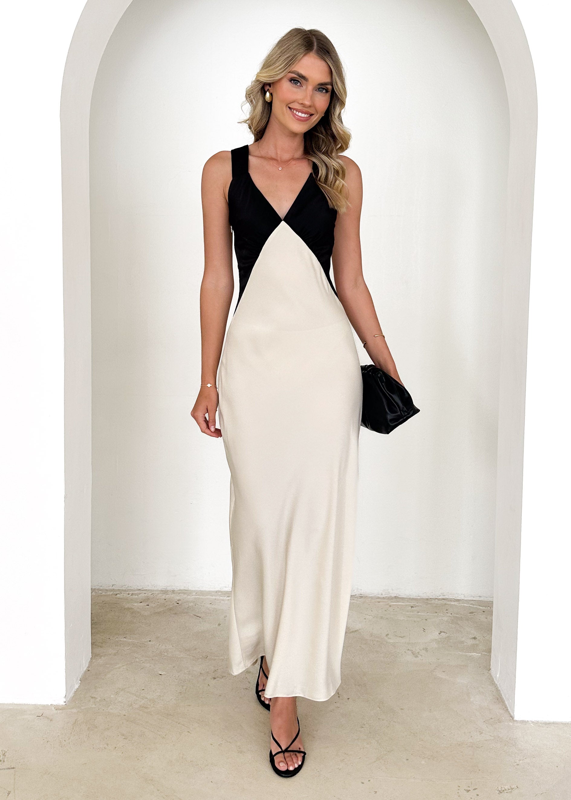 Taleena Maxi Dress - Champagne