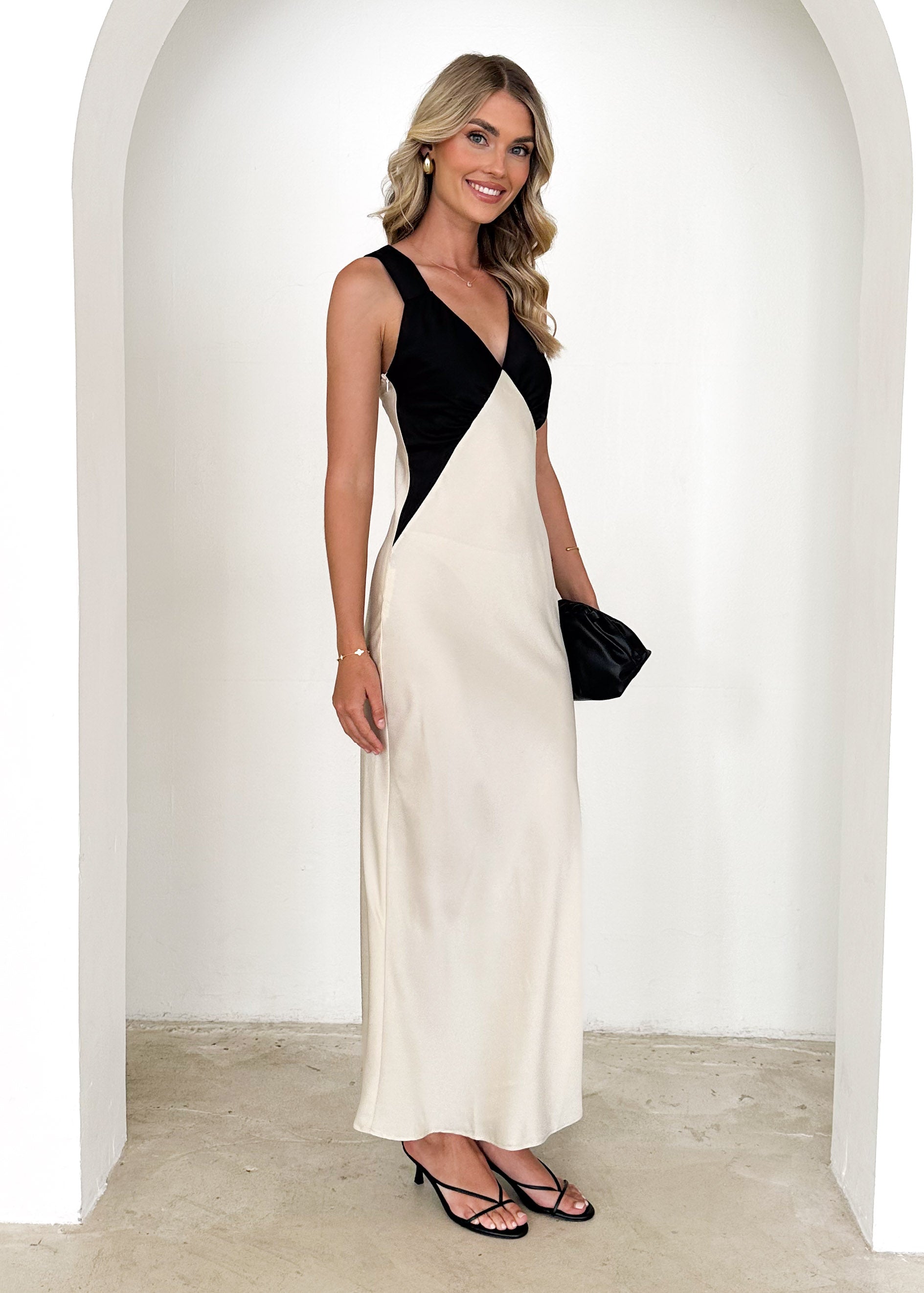 Taleena Maxi Dress - Champagne