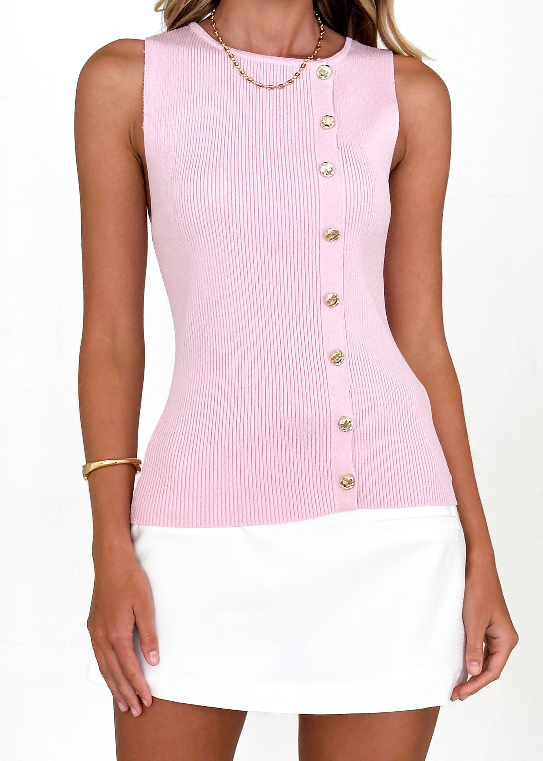 Shayla Knit Top - Pink