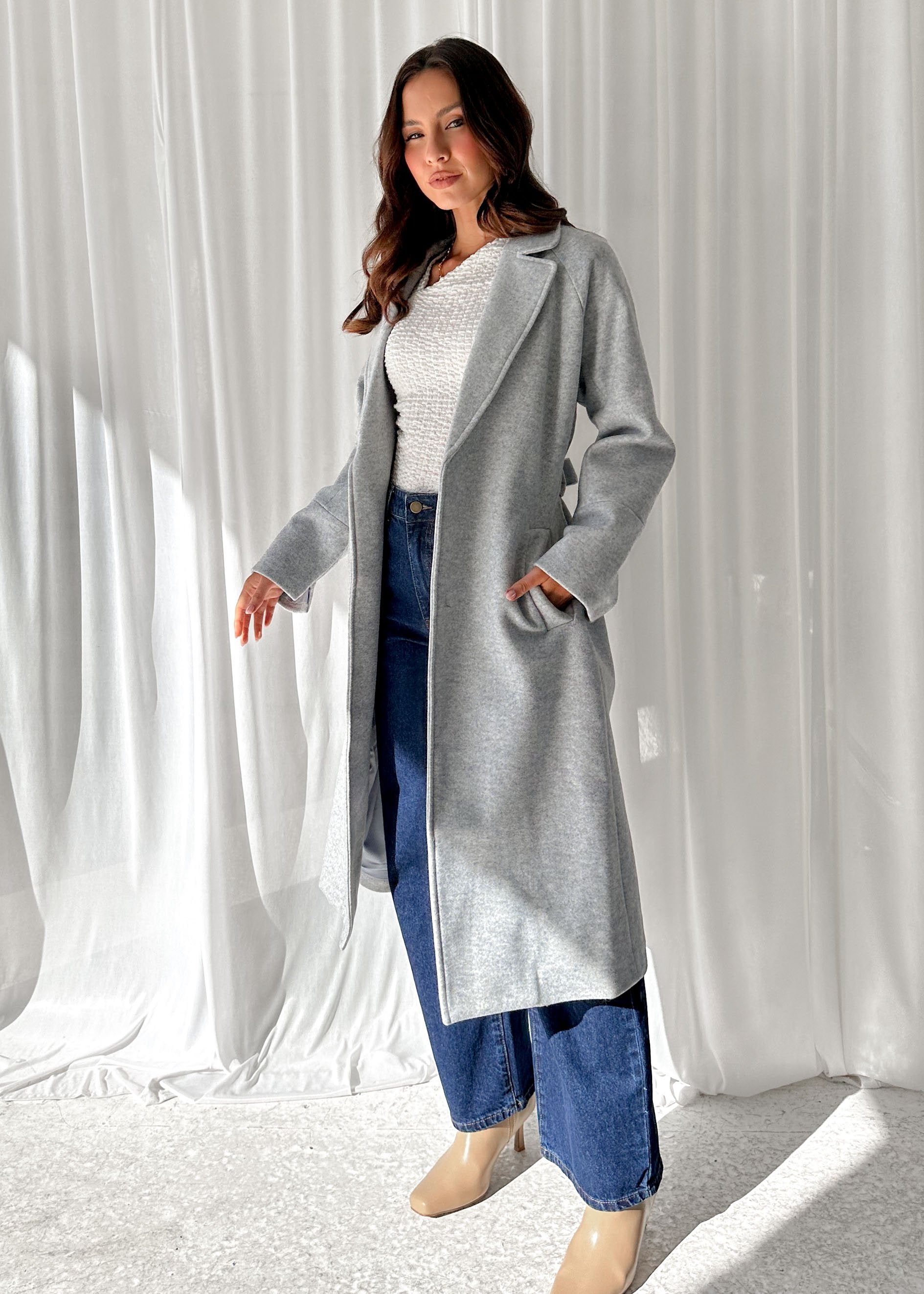 Courtra Coat - Sky