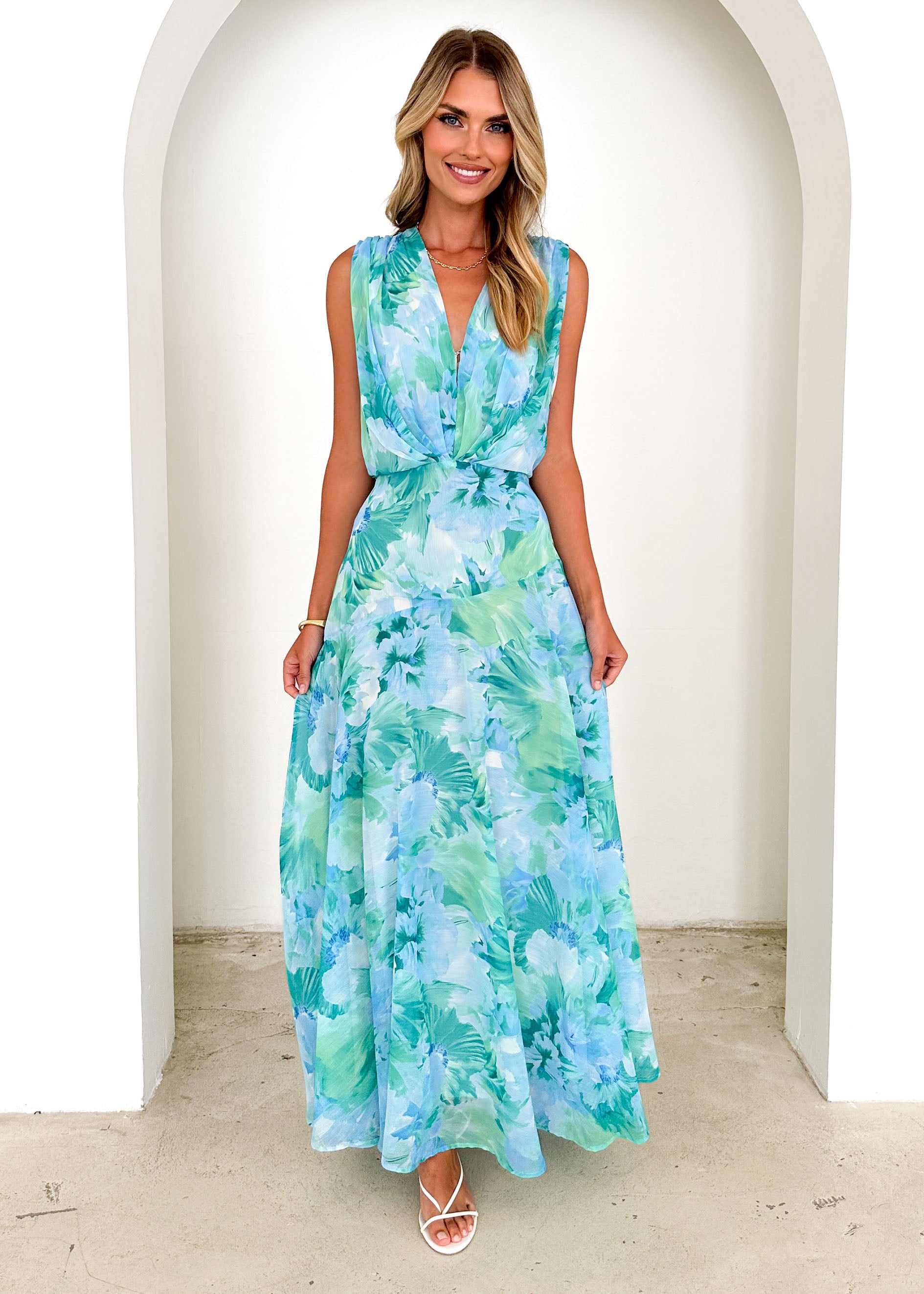 Amoureux Maxi Dress - Mint Ziah