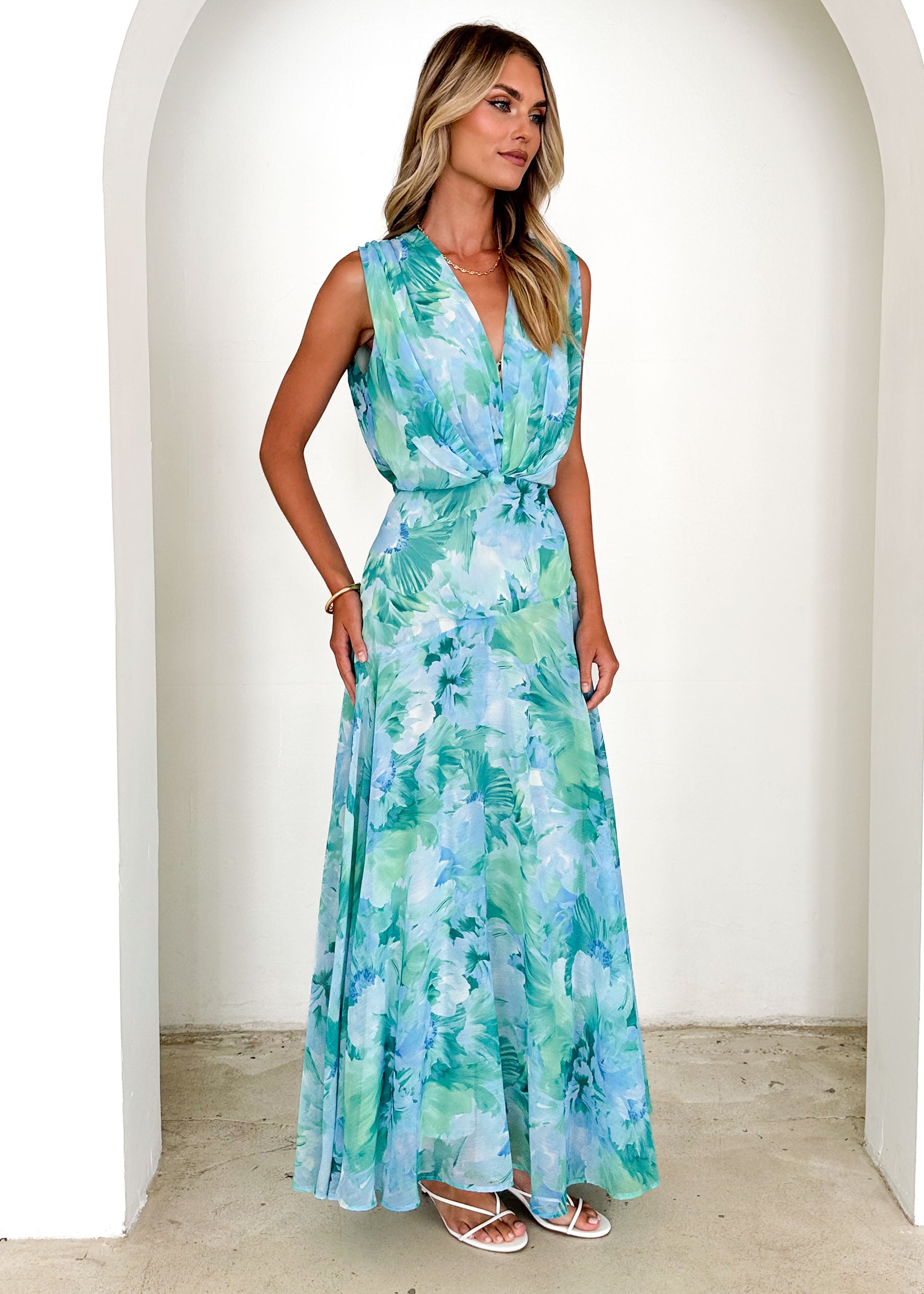 Amoureux Maxi Dress - Mint Ziah