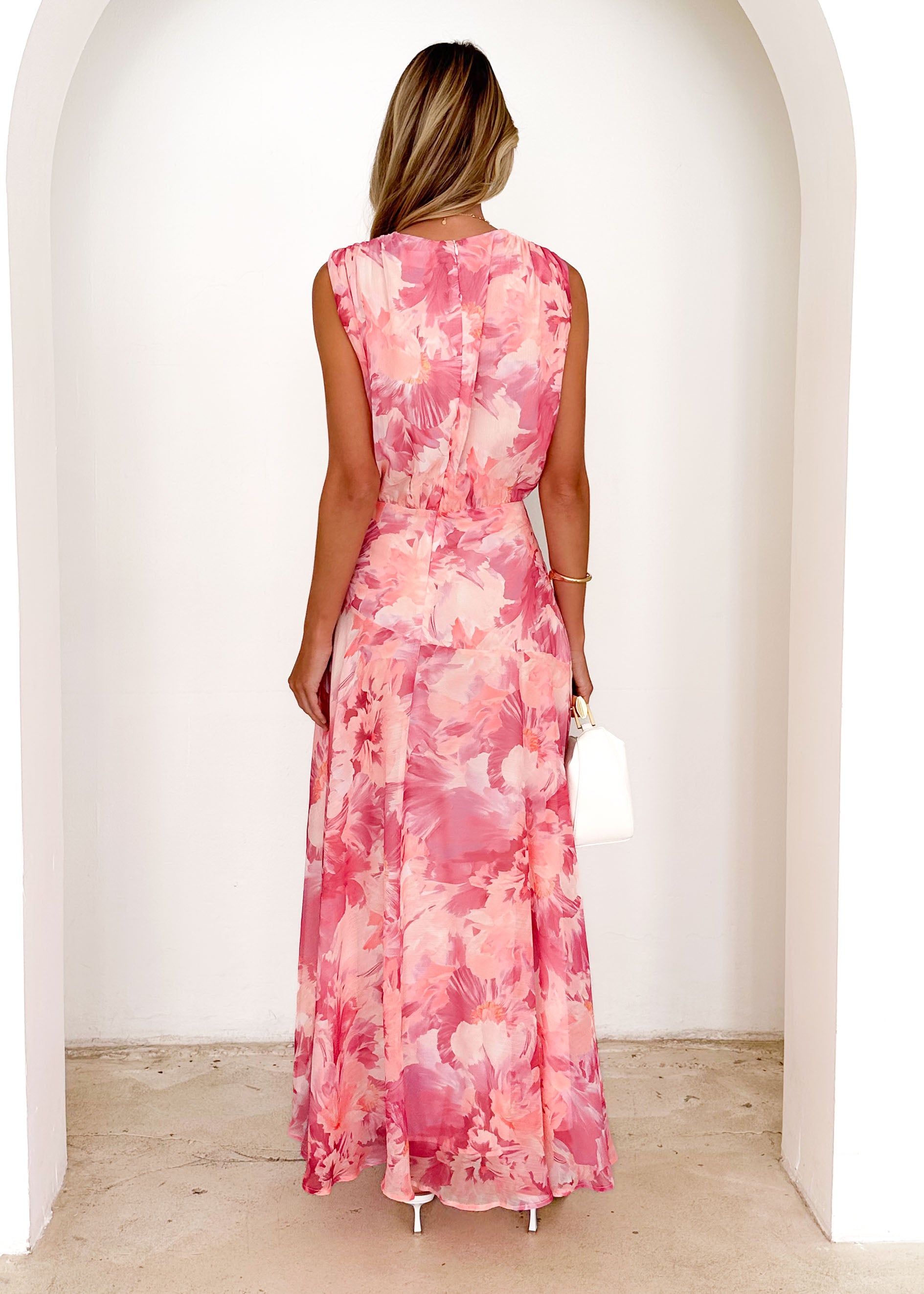 Amoureux Maxi Dress - Pink Ziah