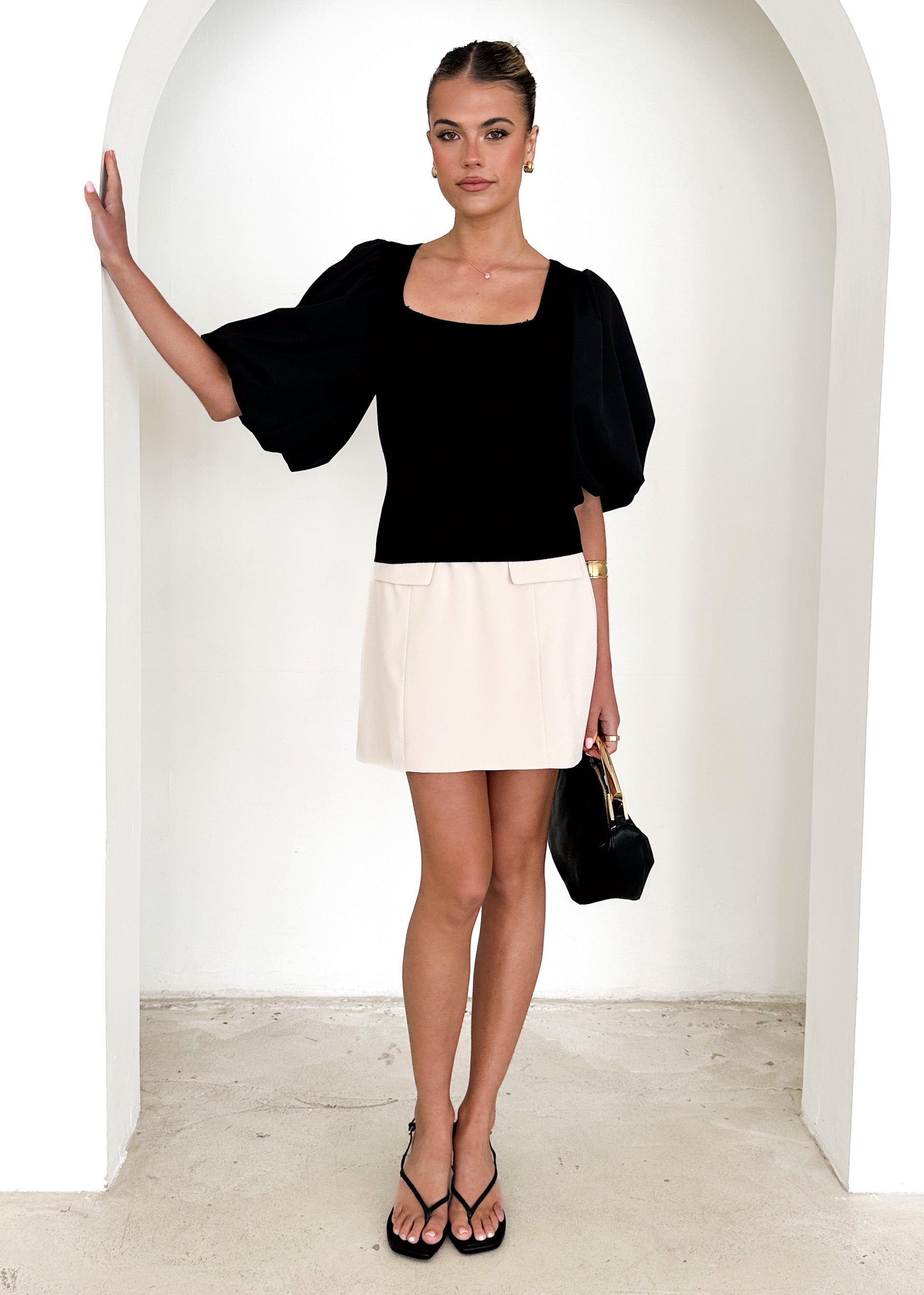 Eden Knit Top - Black