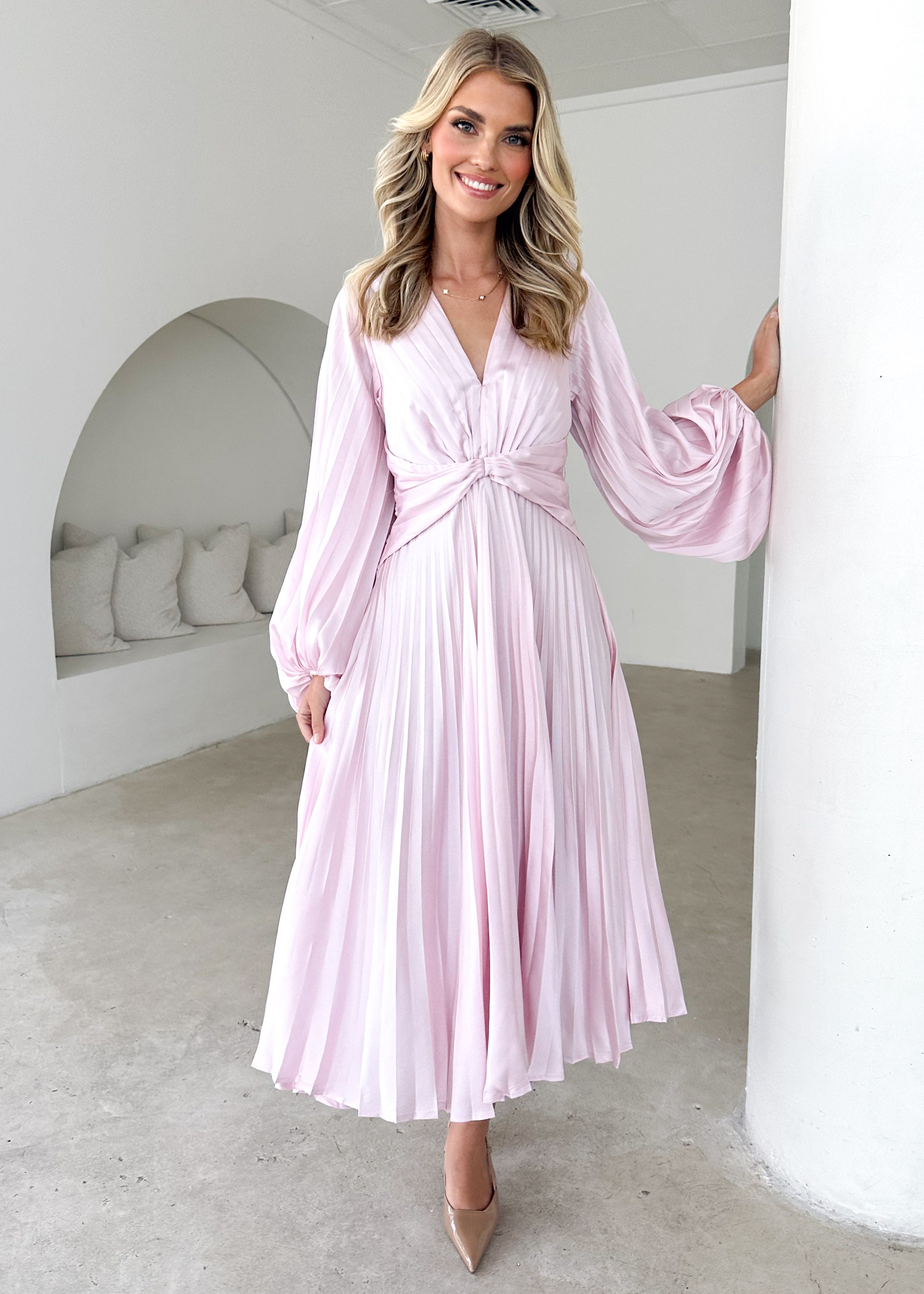 Narina Midi Dress - Blush