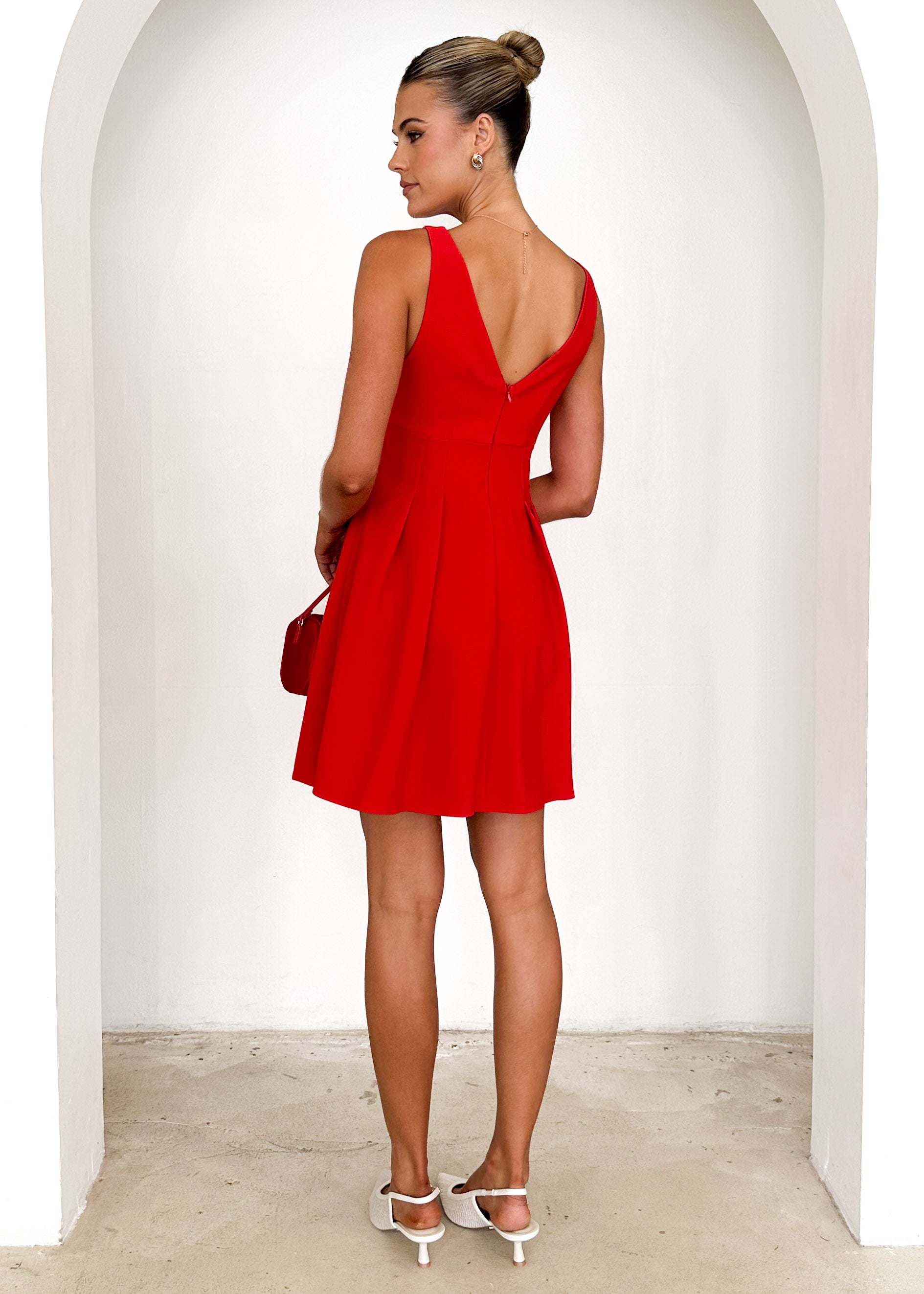 Leora Dress - Red