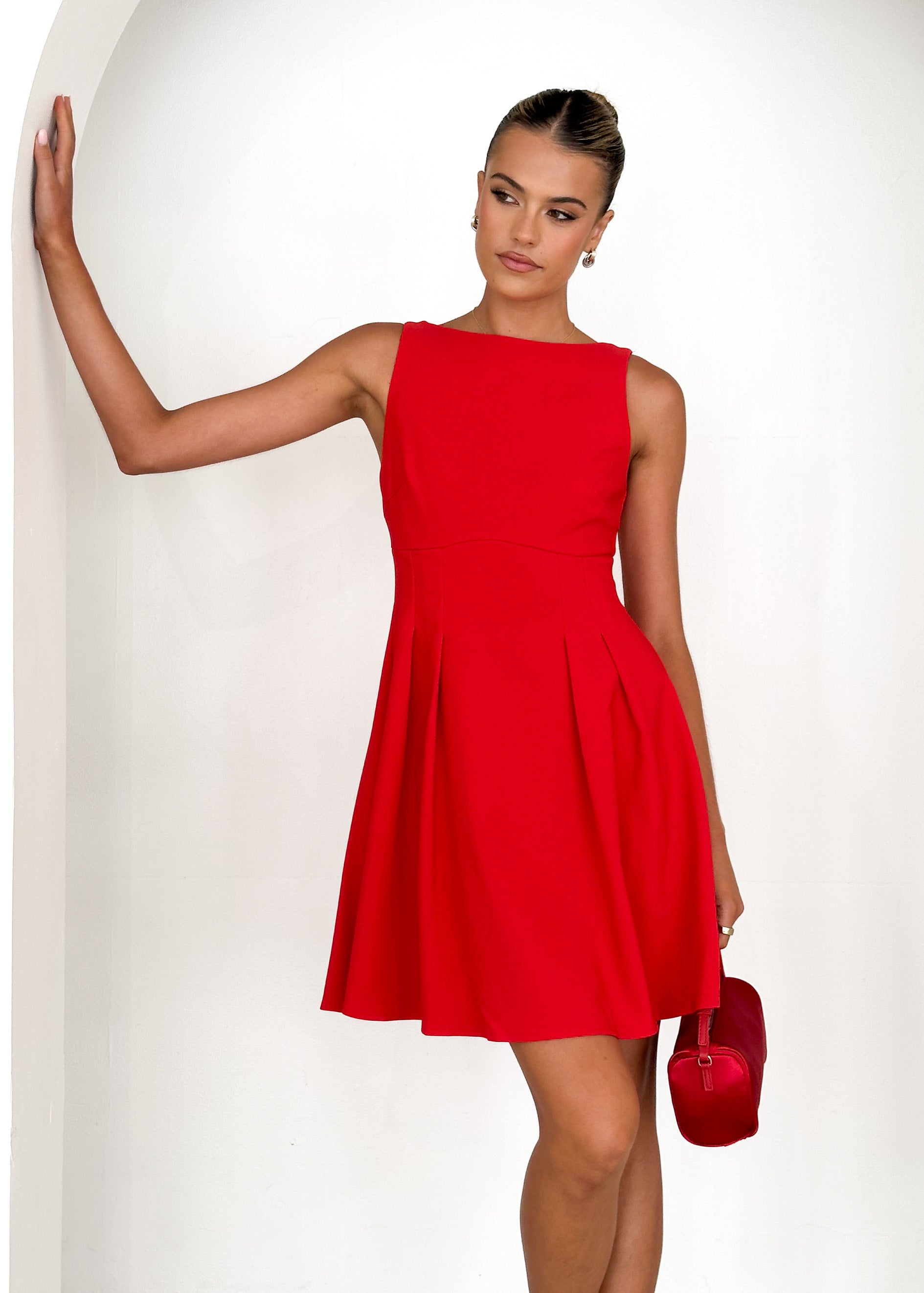 Leora Dress - Red