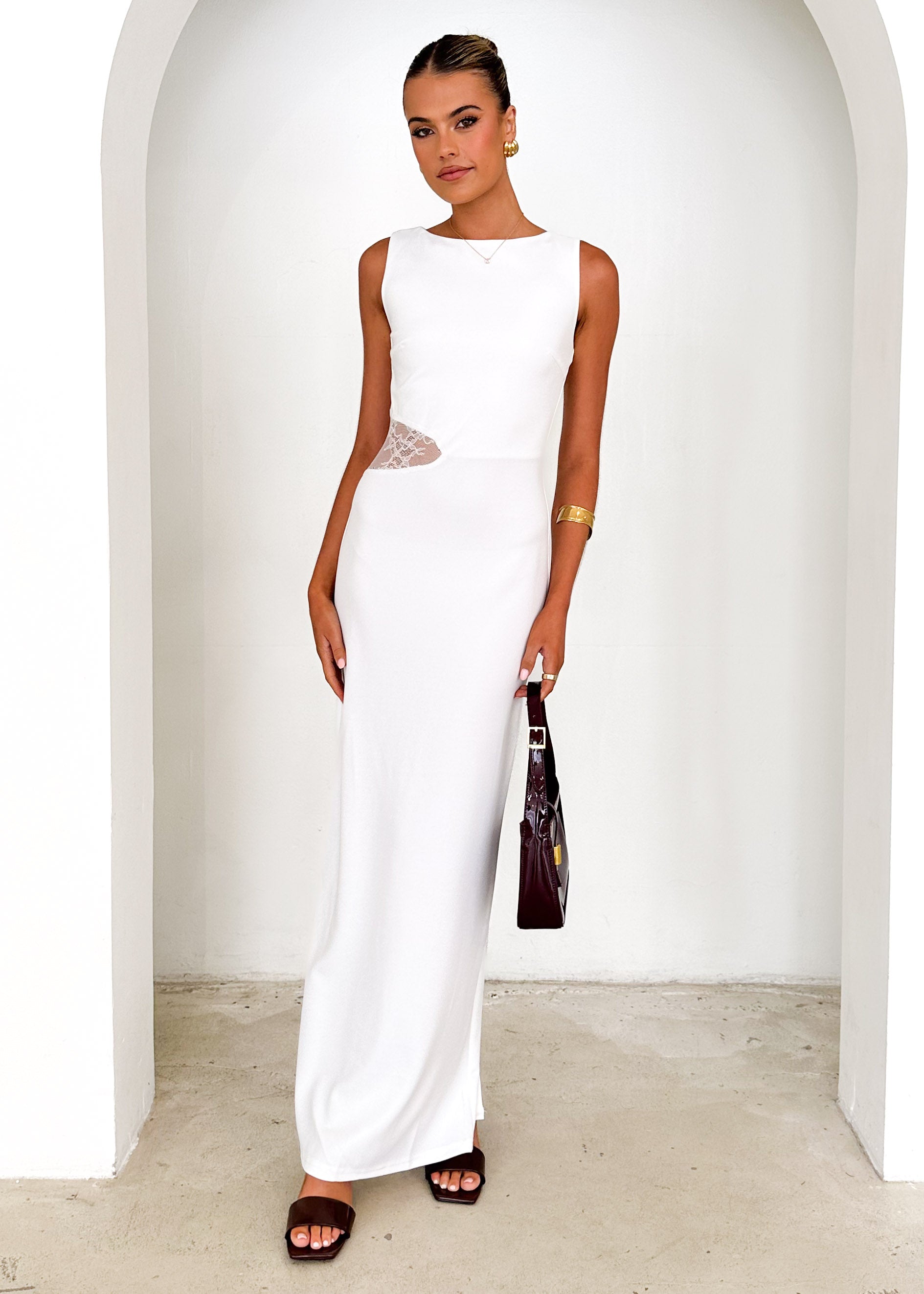 Lenon Maxi Dress - Off White