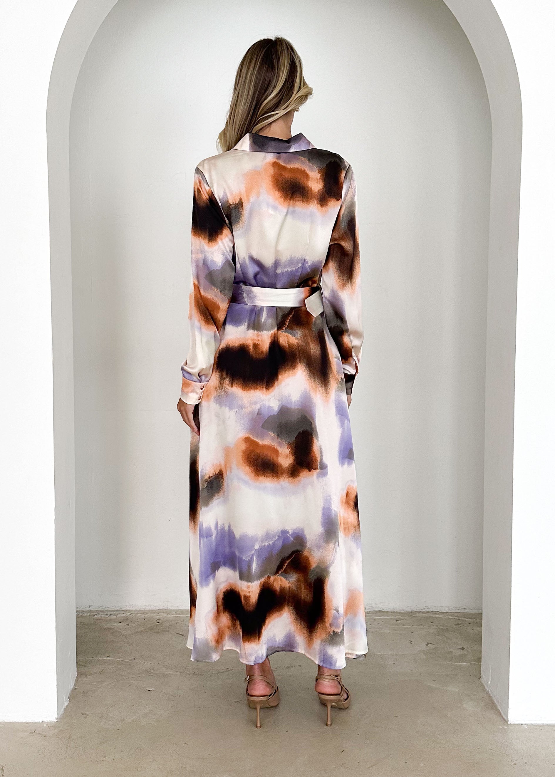 Carmelle Maxi Dress - Violet Splash