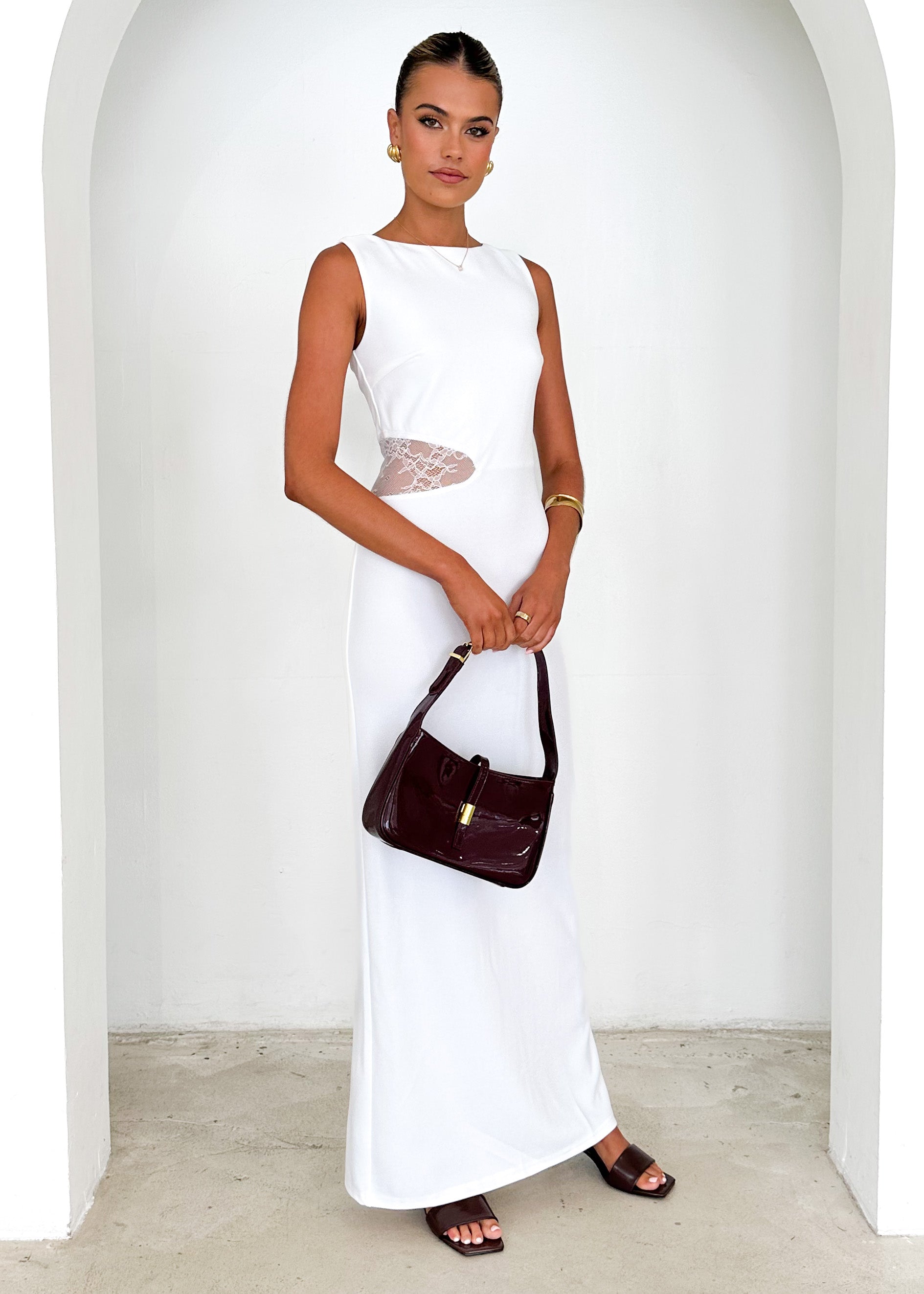 Lenon Maxi Dress - Off White