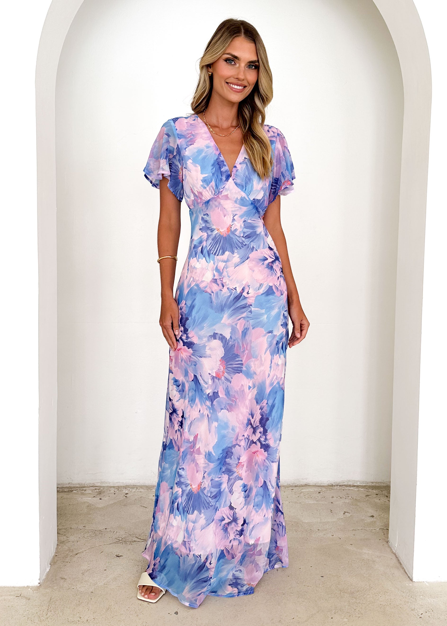 Cabana Maxi Dress - Lavender Ziah