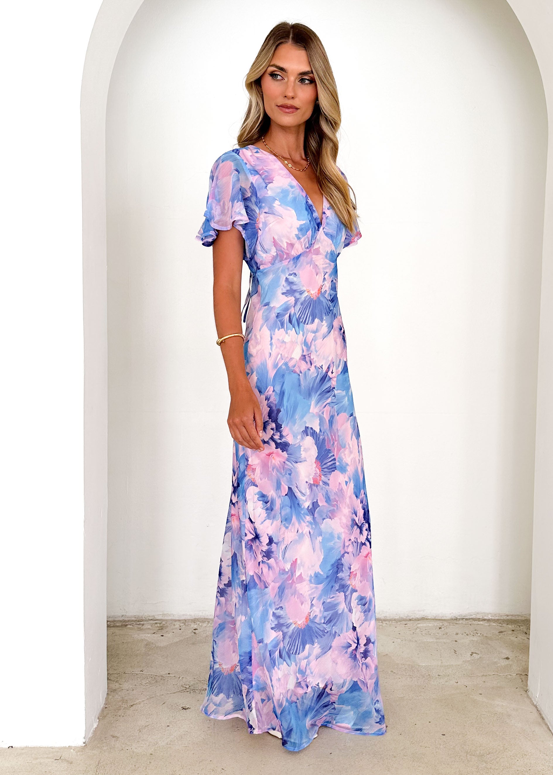 Cabana Maxi Dress - Lavender Ziah