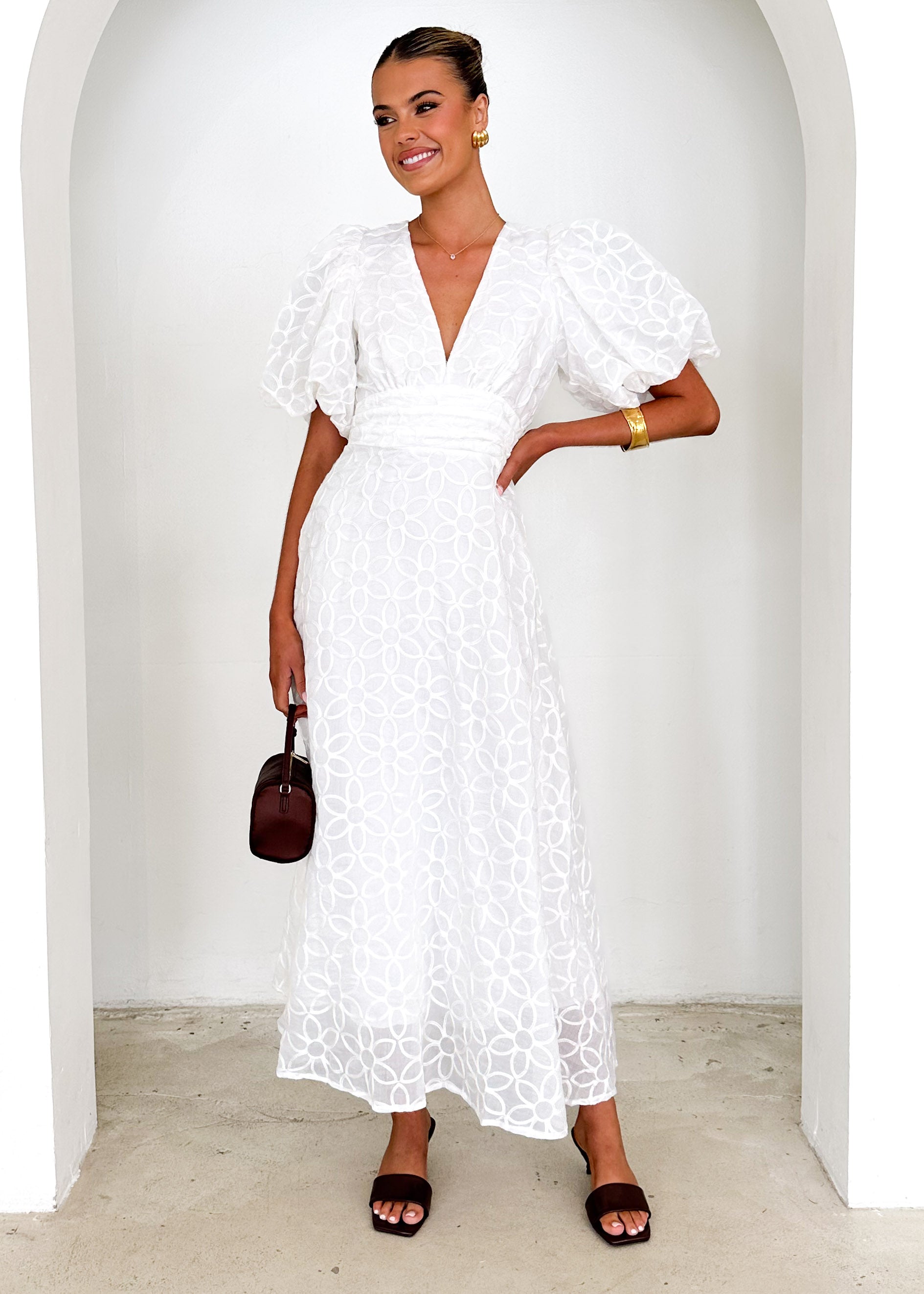 Pereira Maxi Dress - Off White