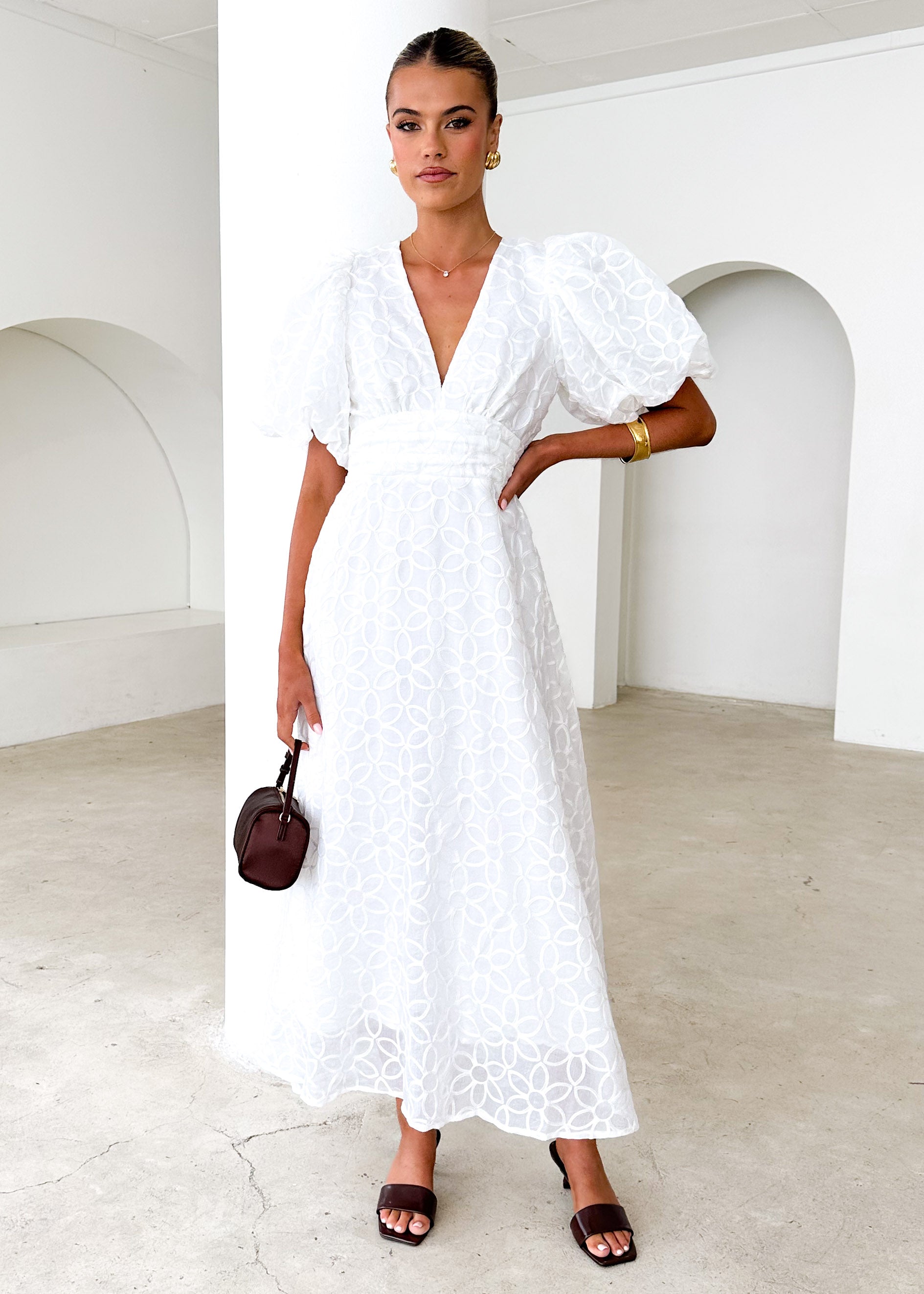 Pereira Maxi Dress - Off White