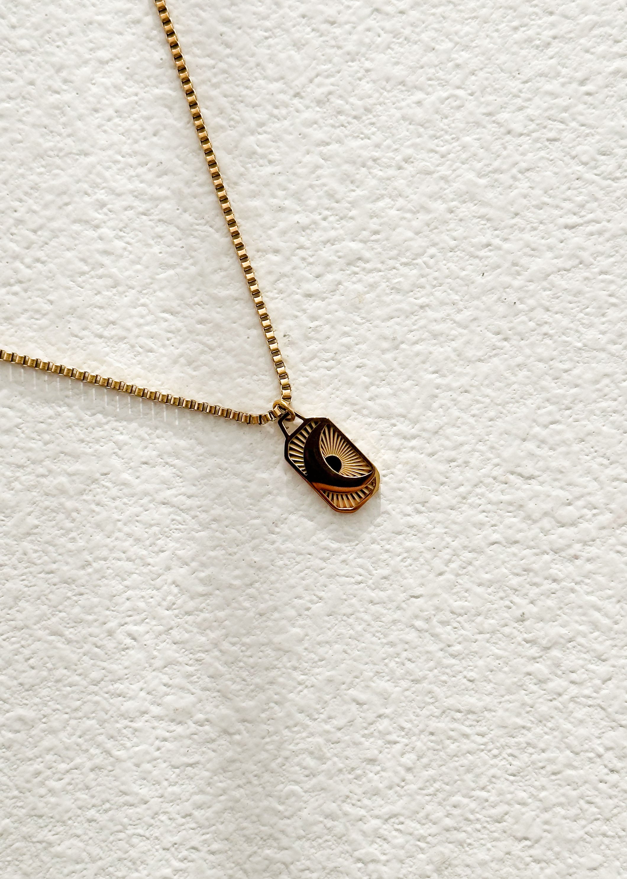 Marcus Moon Necklace - Gold