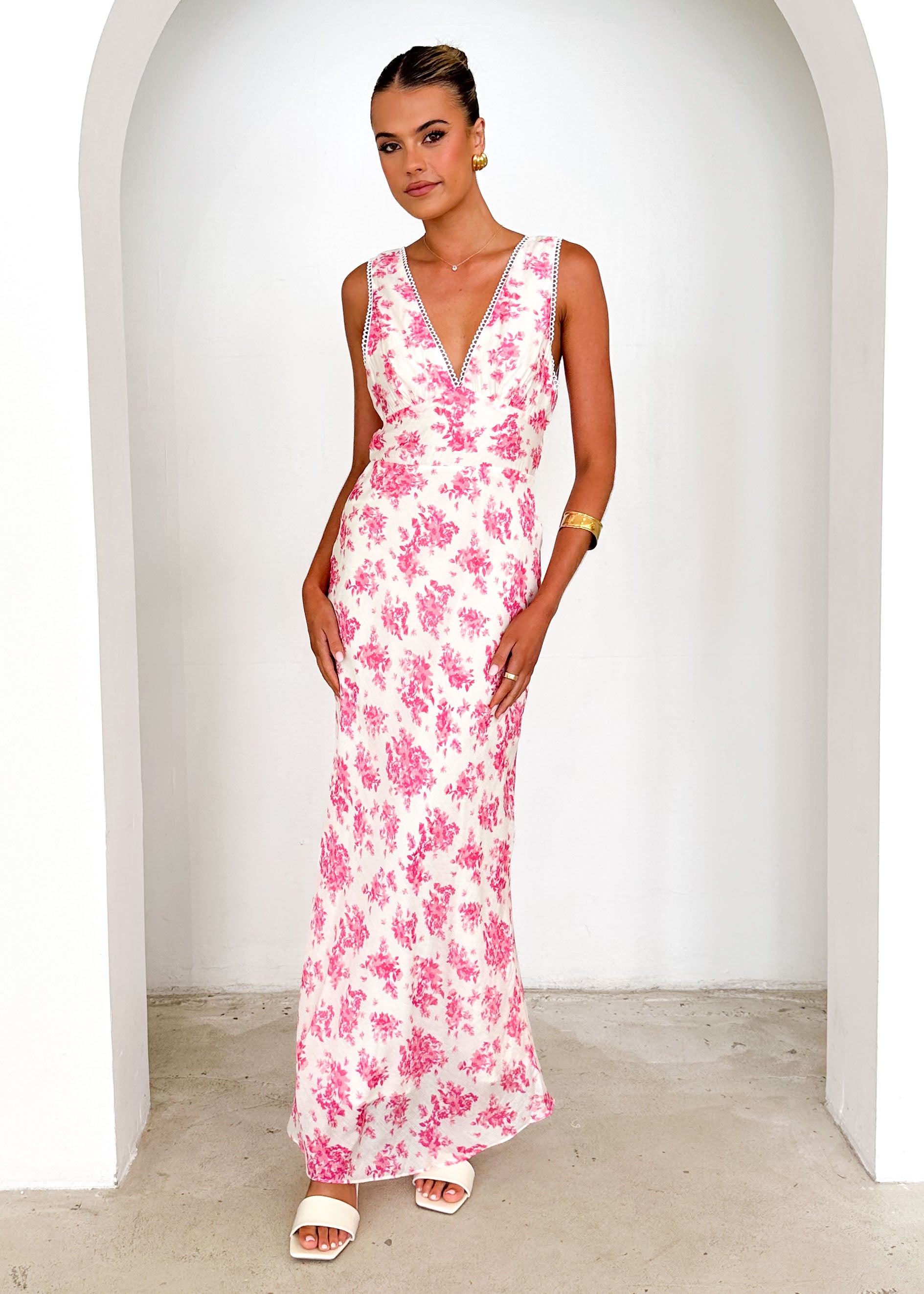 Fremont Maxi Dress - Pink Floral