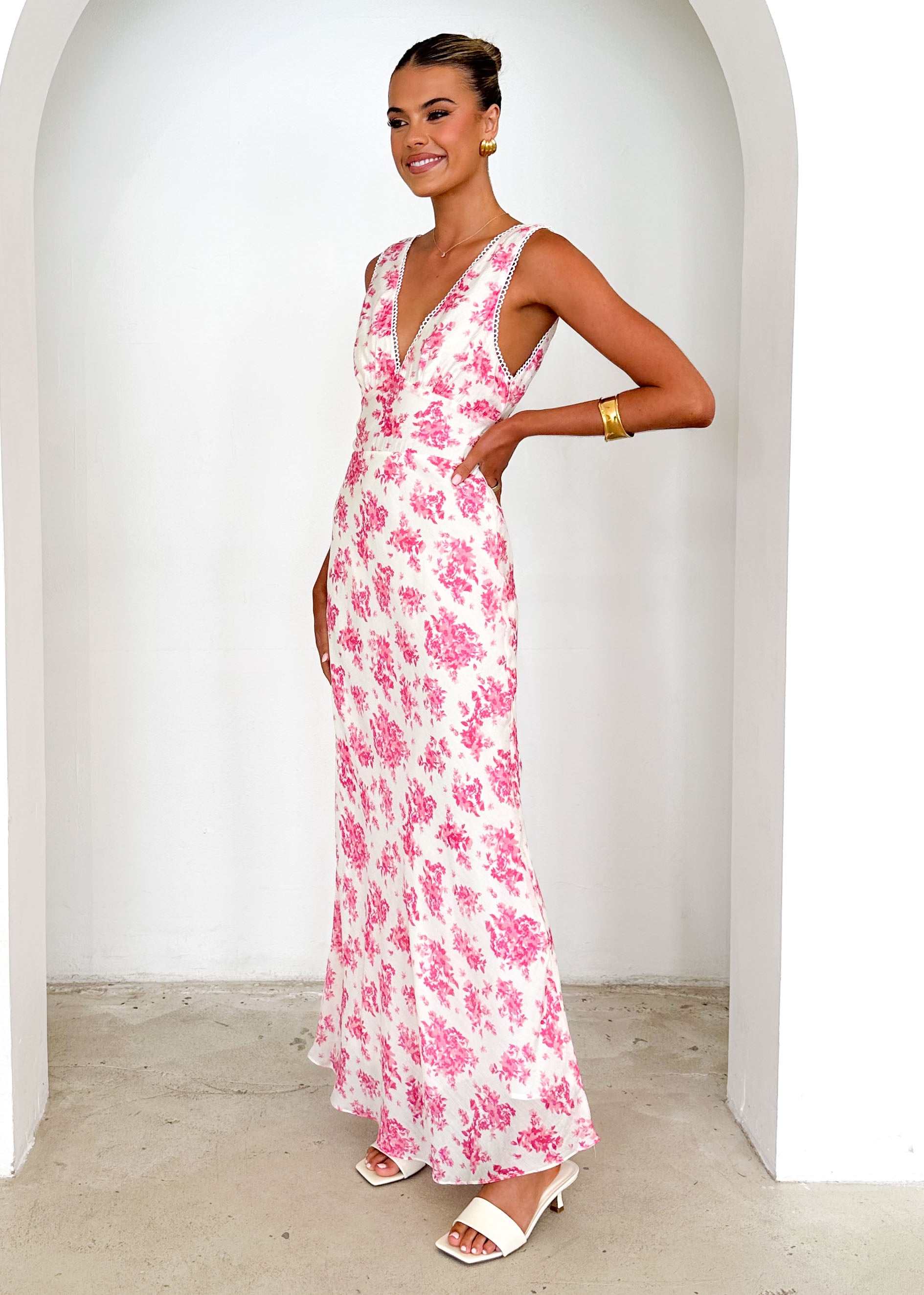 Fremont Maxi Dress - Pink Floral