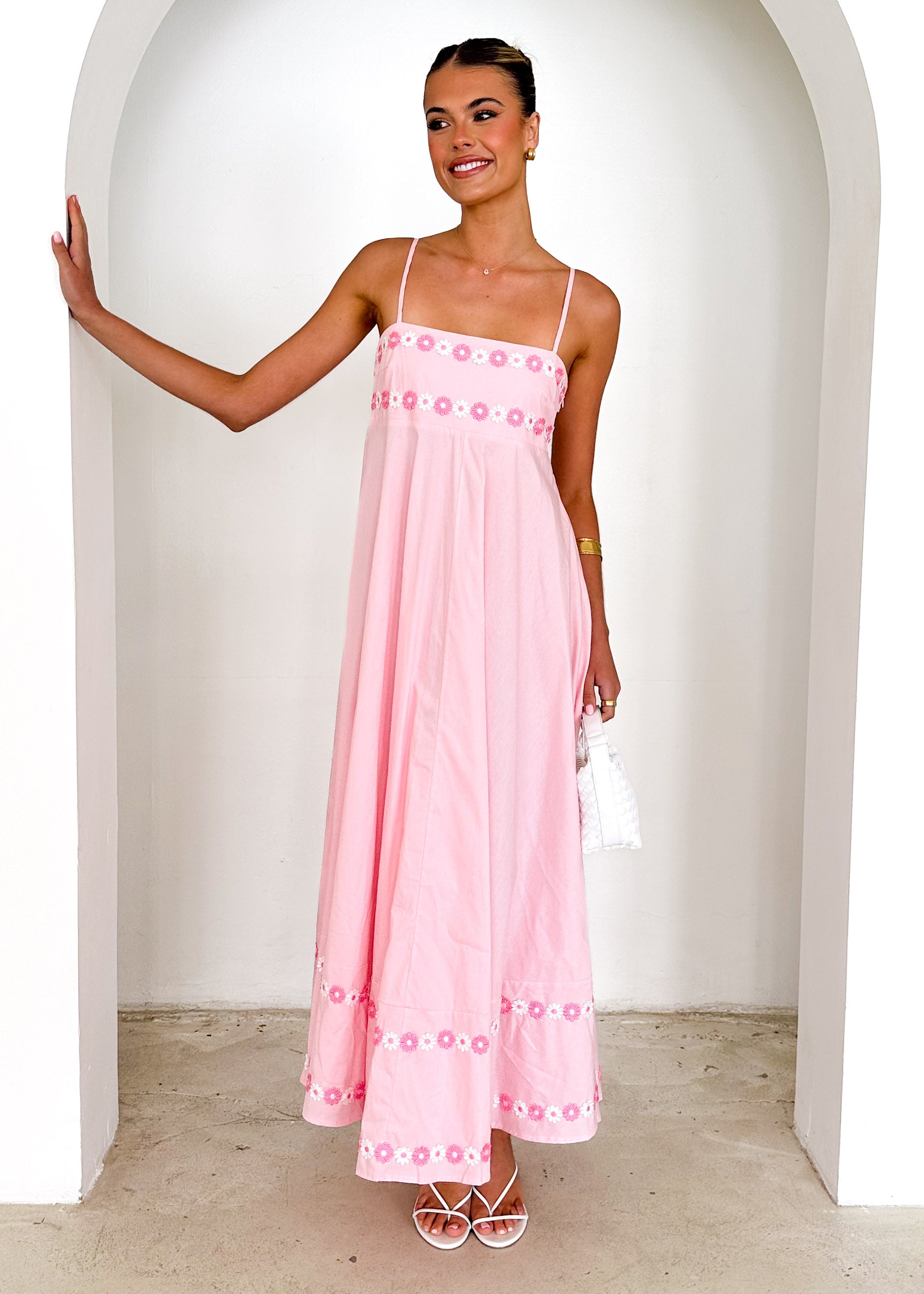 Hestia Maxi Dress - Blush